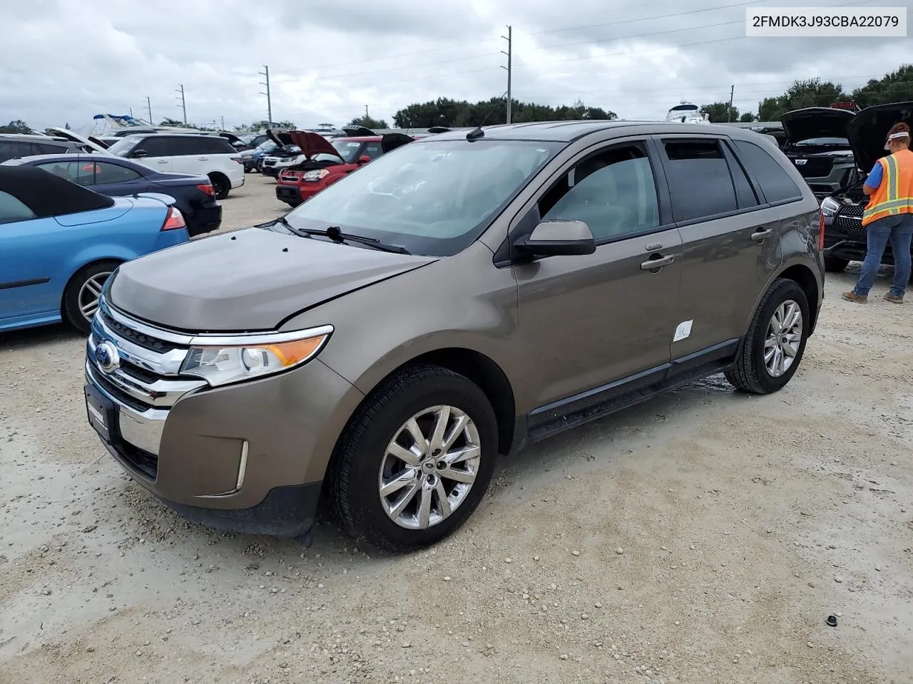 2012 Ford Edge Sel VIN: 2FMDK3J93CBA22079 Lot: 75080224