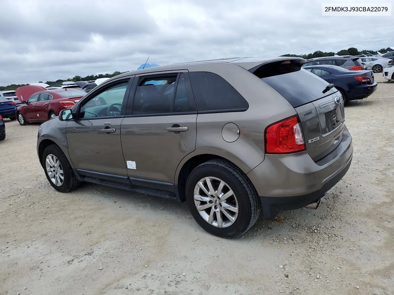 2012 Ford Edge Sel VIN: 2FMDK3J93CBA22079 Lot: 75080224