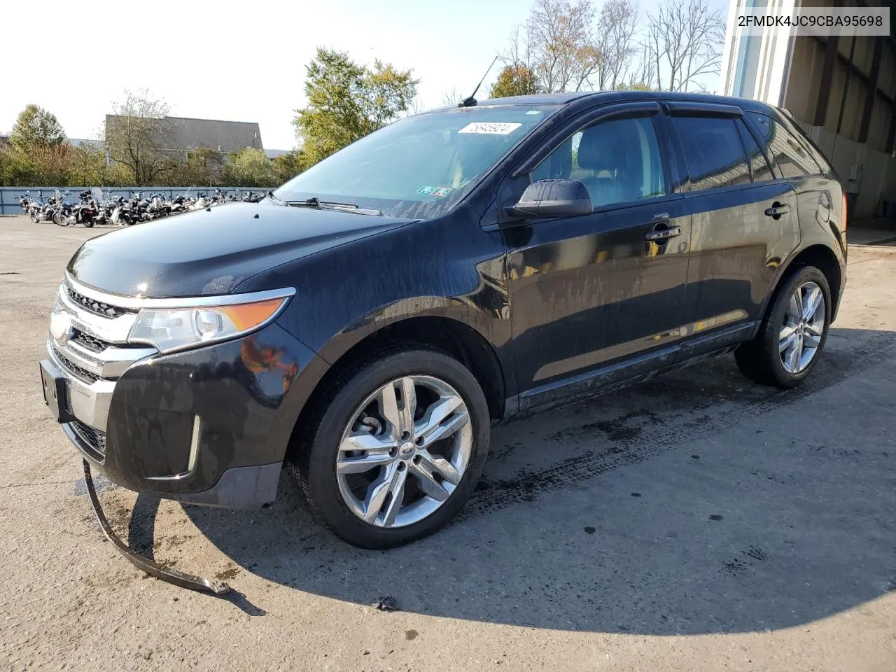 2012 Ford Edge Sel VIN: 2FMDK4JC9CBA95698 Lot: 75845924