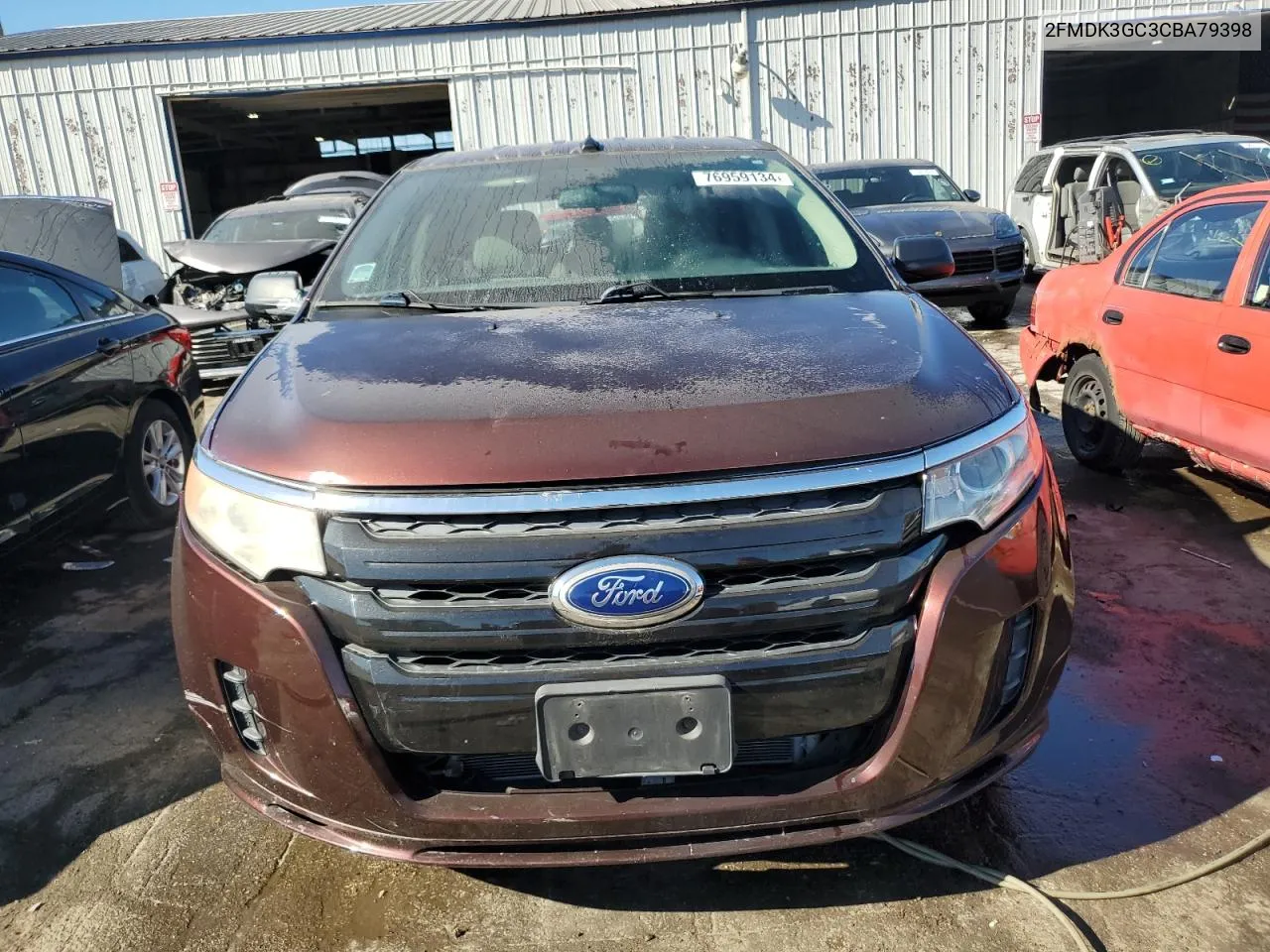 2012 Ford Edge Se VIN: 2FMDK3GC3CBA79398 Lot: 76959134