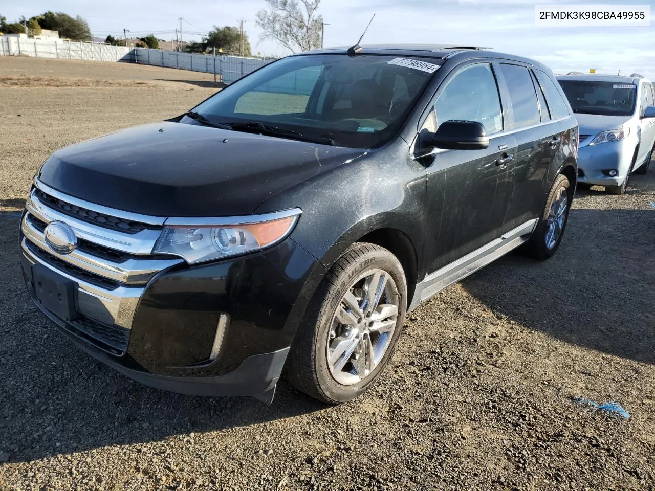 2012 Ford Edge Limited VIN: 2FMDK3K98CBA49955 Lot: 77796954