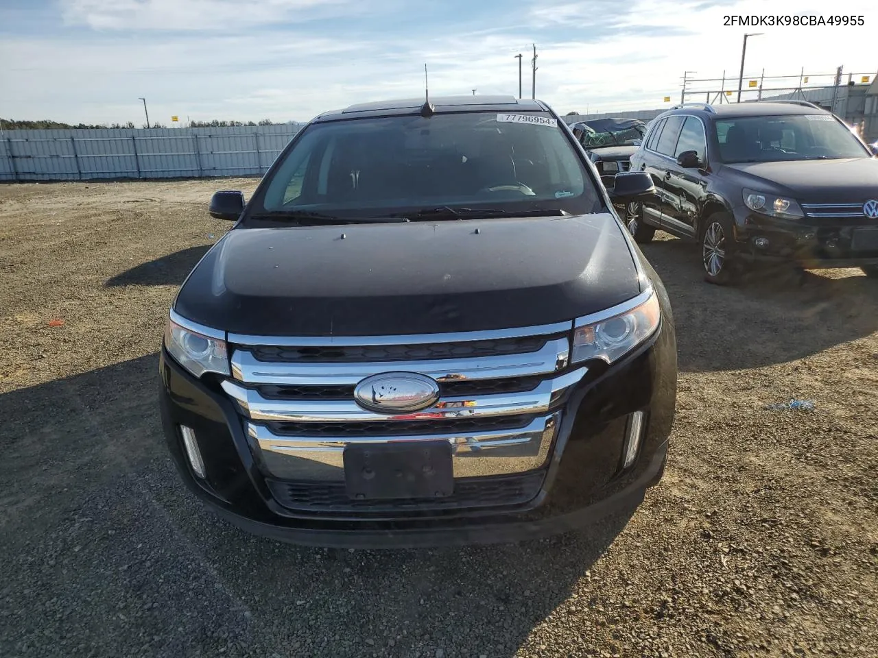 2012 Ford Edge Limited VIN: 2FMDK3K98CBA49955 Lot: 77796954