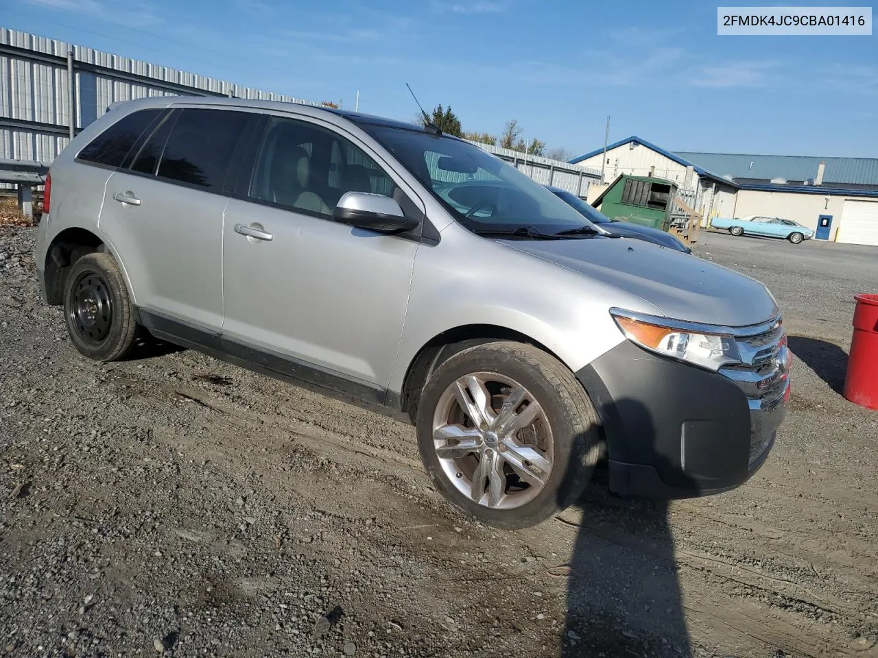 2012 Ford Edge Sel VIN: 2FMDK4JC9CBA01416 Lot: 78173784