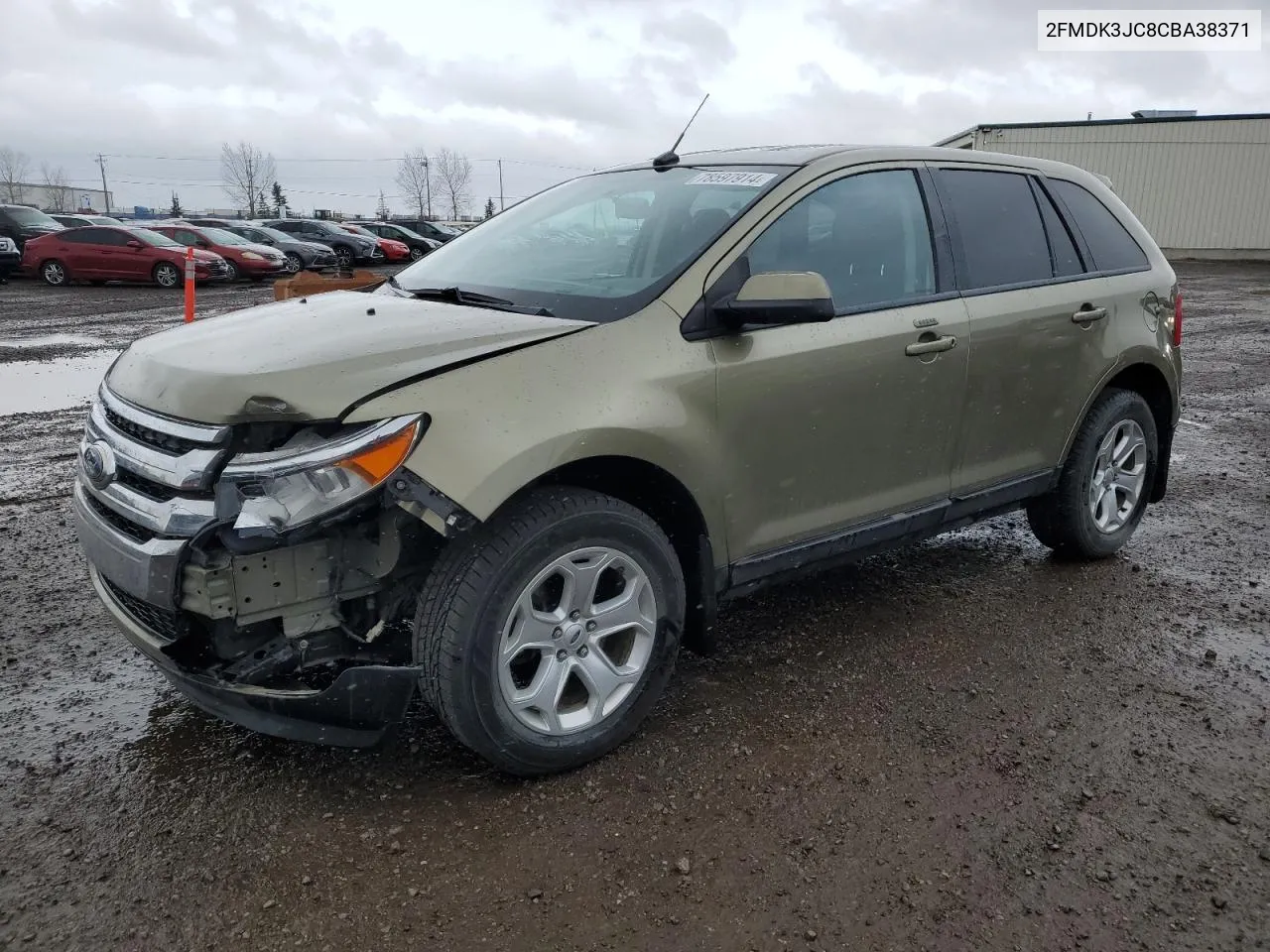 2012 Ford Edge Sel VIN: 2FMDK3JC8CBA38371 Lot: 78597914