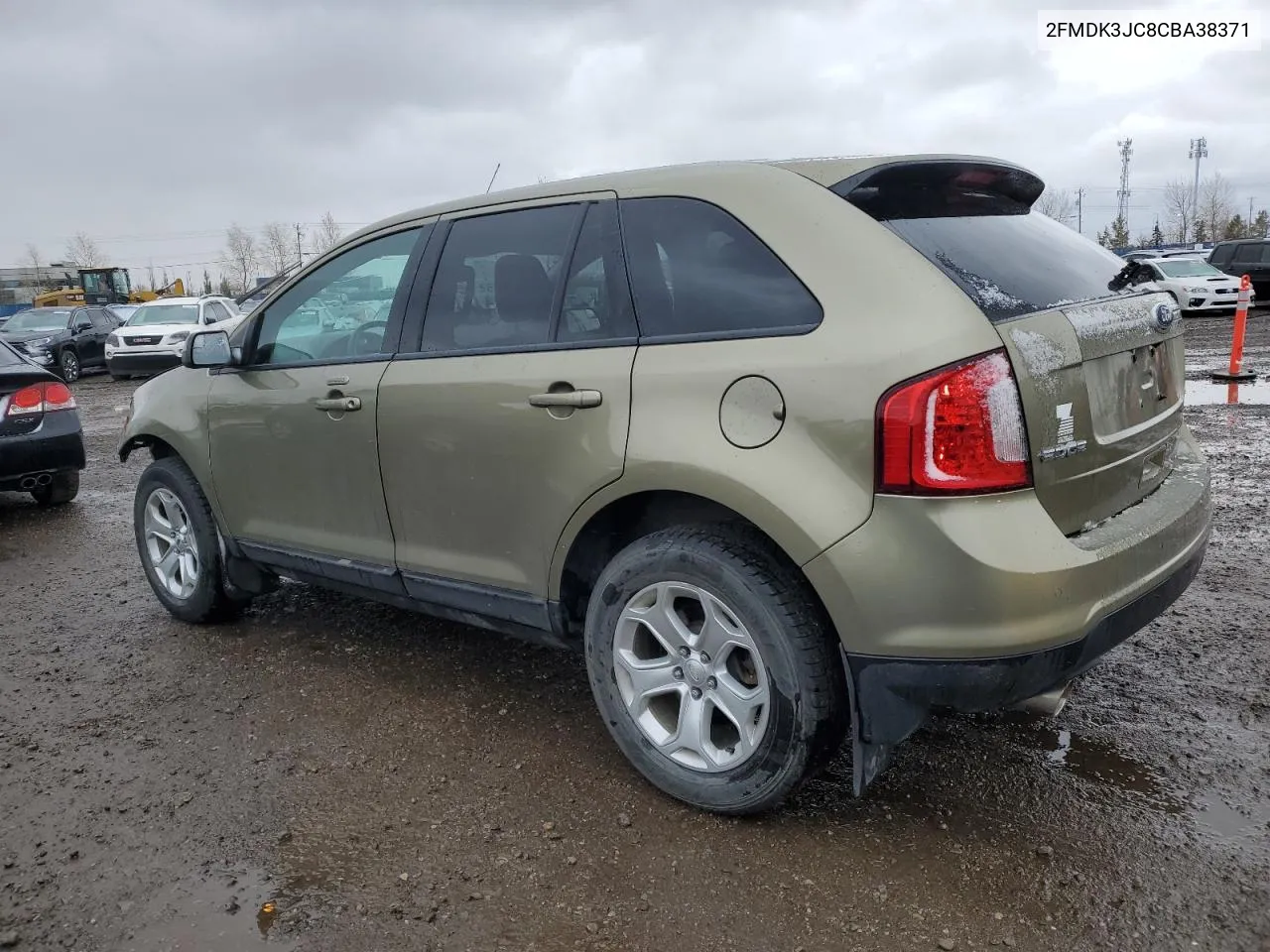 2012 Ford Edge Sel VIN: 2FMDK3JC8CBA38371 Lot: 78597914