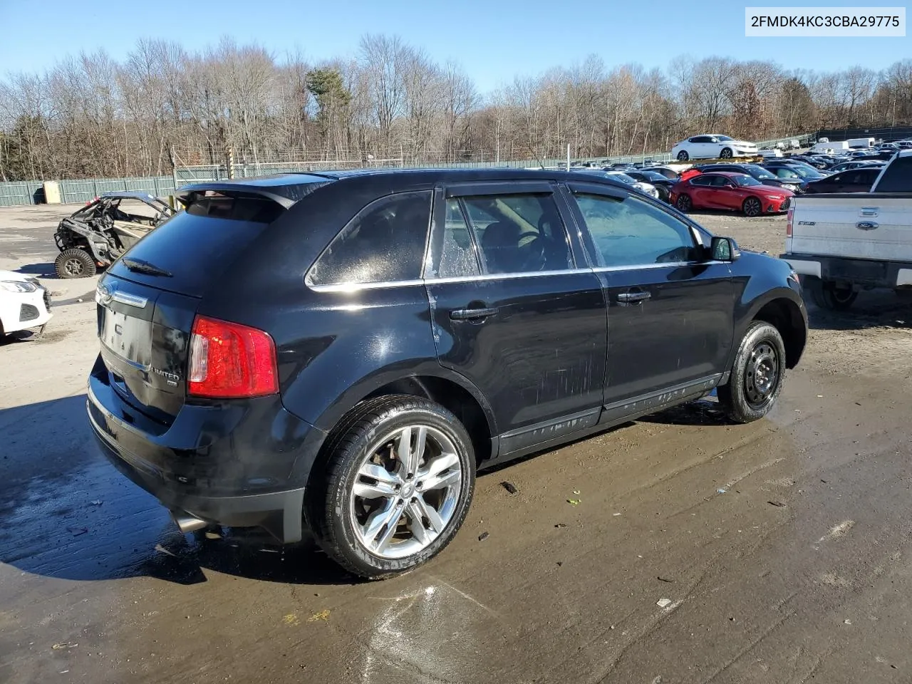 2012 Ford Edge Limited VIN: 2FMDK4KC3CBA29775 Lot: 80337744