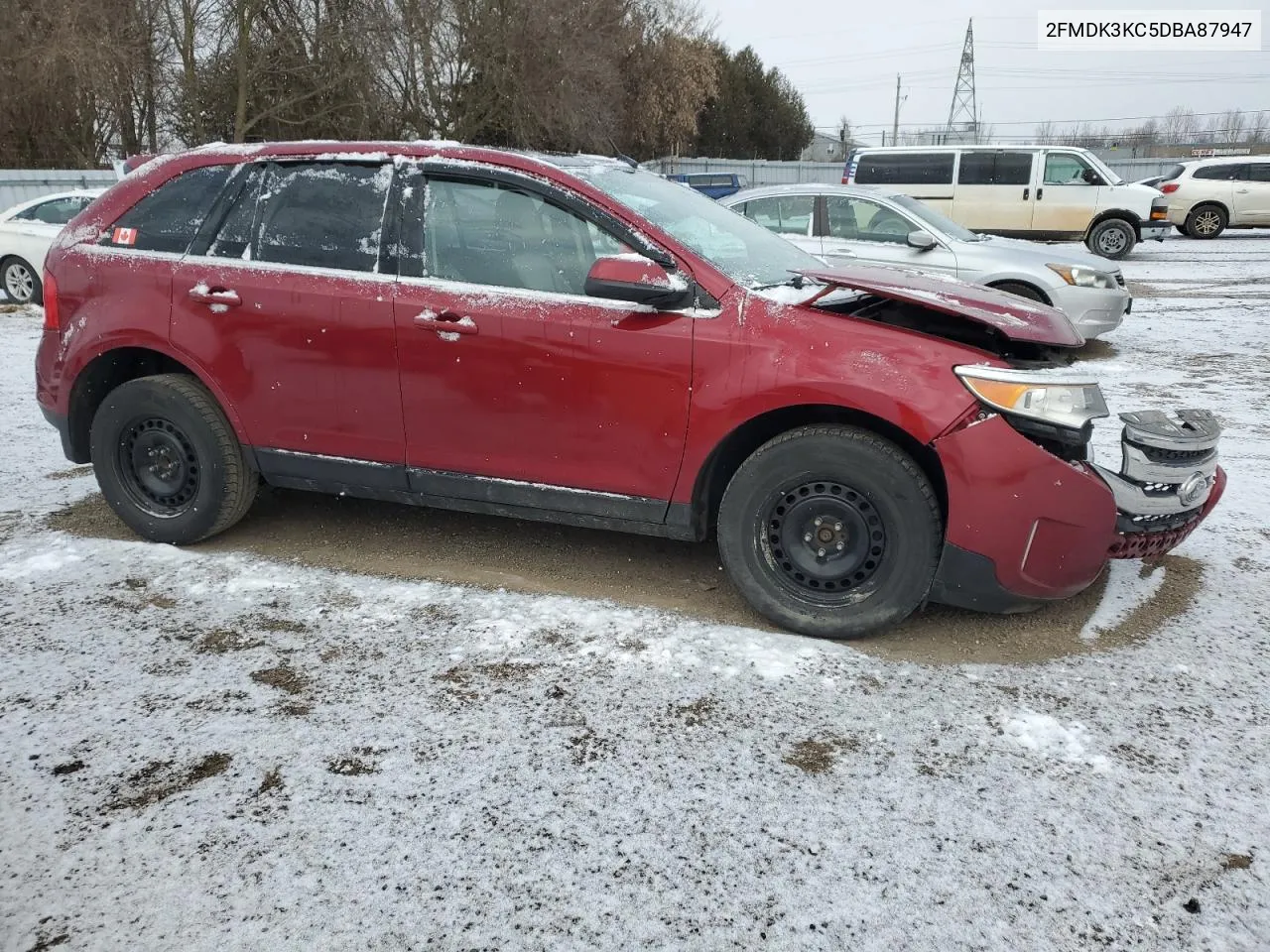 2013 Ford Edge Limited VIN: 2FMDK3KC5DBA87947 Lot: 42888504