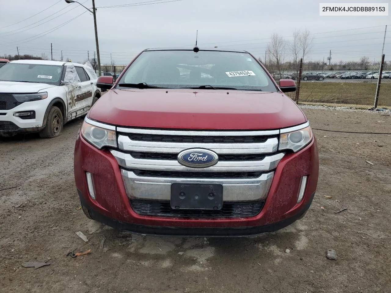 2FMDK4JC8DBB89153 2013 Ford Edge Sel