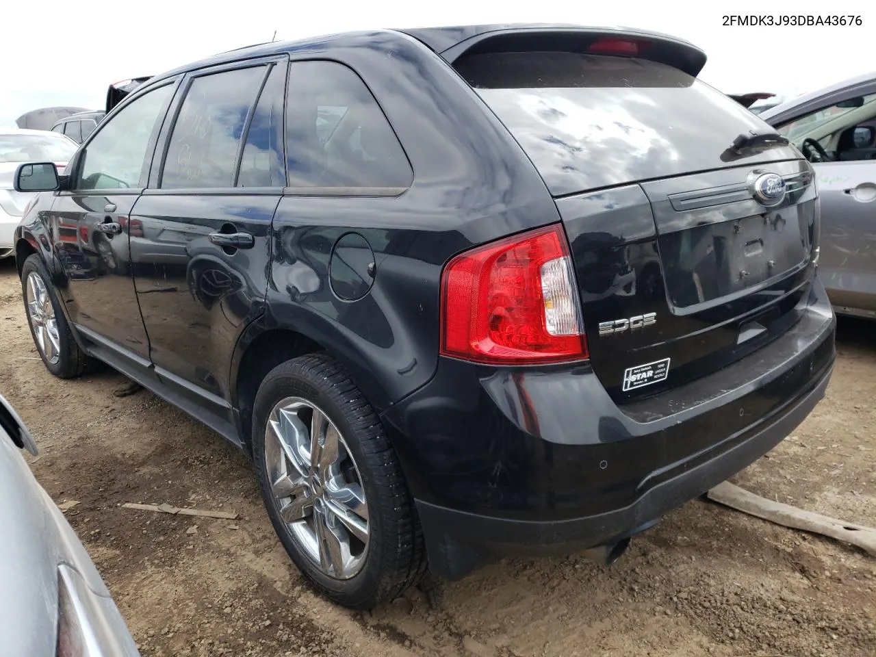 2013 Ford Edge Sel VIN: 2FMDK3J93DBA43676 Lot: 47180184