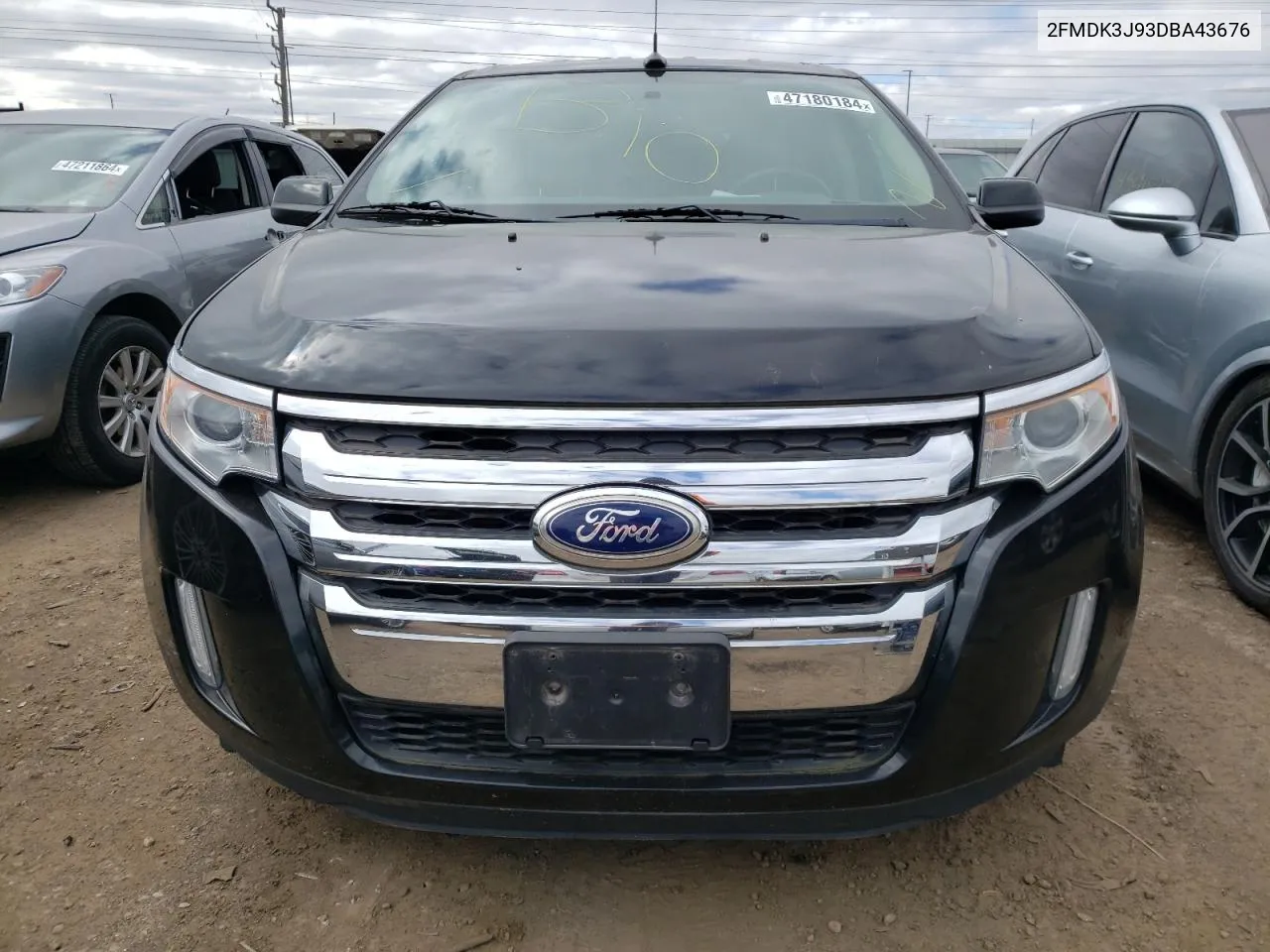 2013 Ford Edge Sel VIN: 2FMDK3J93DBA43676 Lot: 47180184