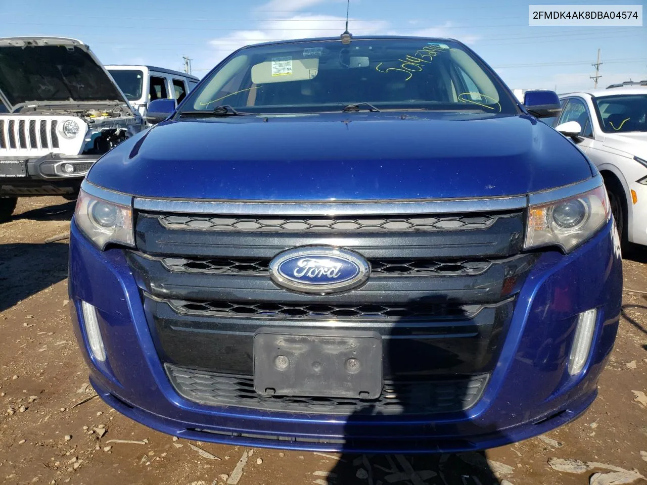 2013 Ford Edge Sport VIN: 2FMDK4AK8DBA04574 Lot: 50143294