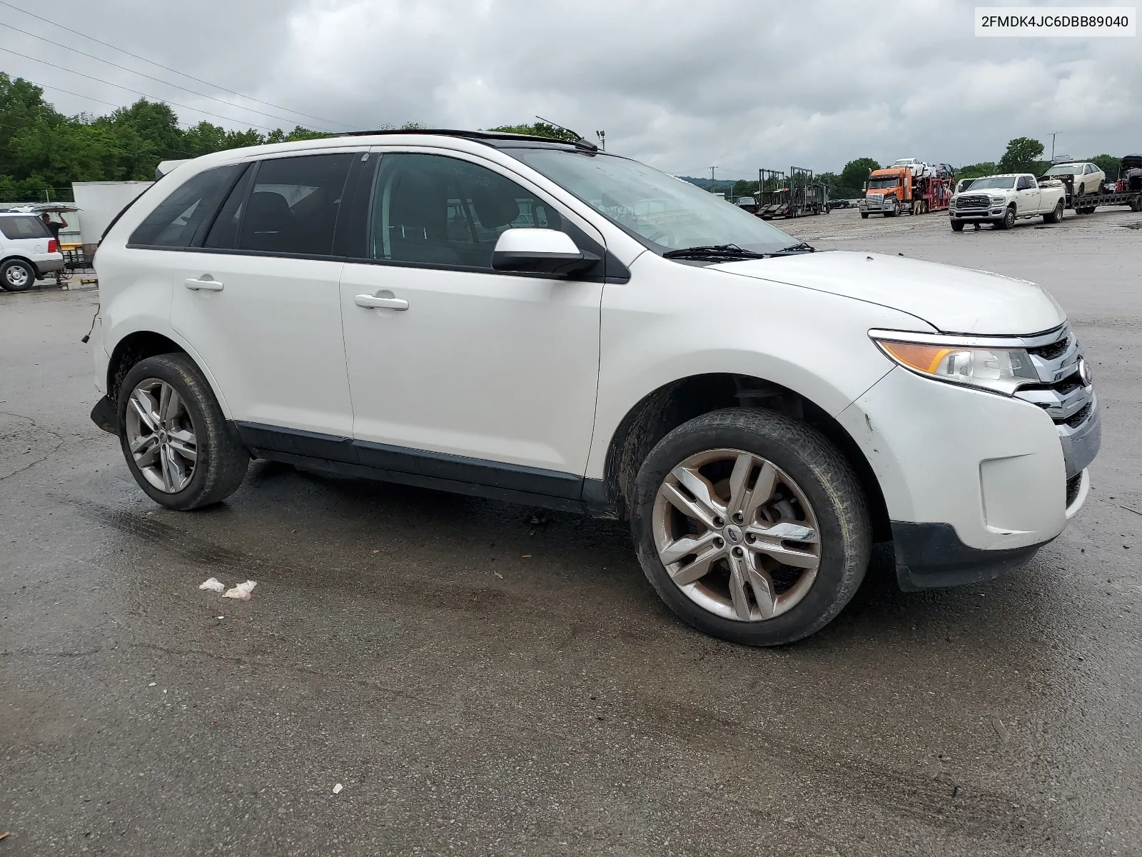 2013 Ford Edge Sel VIN: 2FMDK4JC6DBB89040 Lot: 51589314