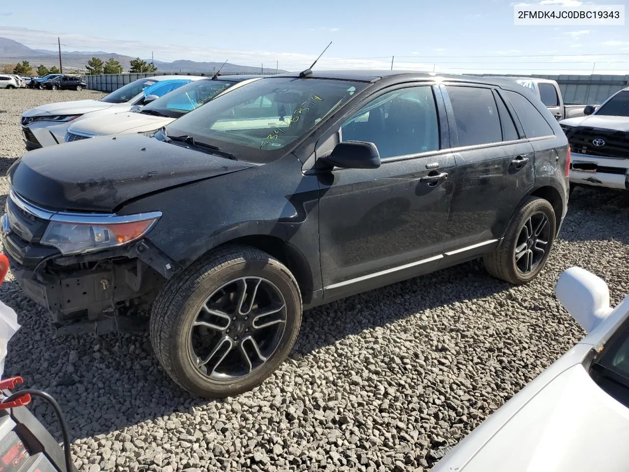 2FMDK4JC0DBC19343 2013 Ford Edge Sel