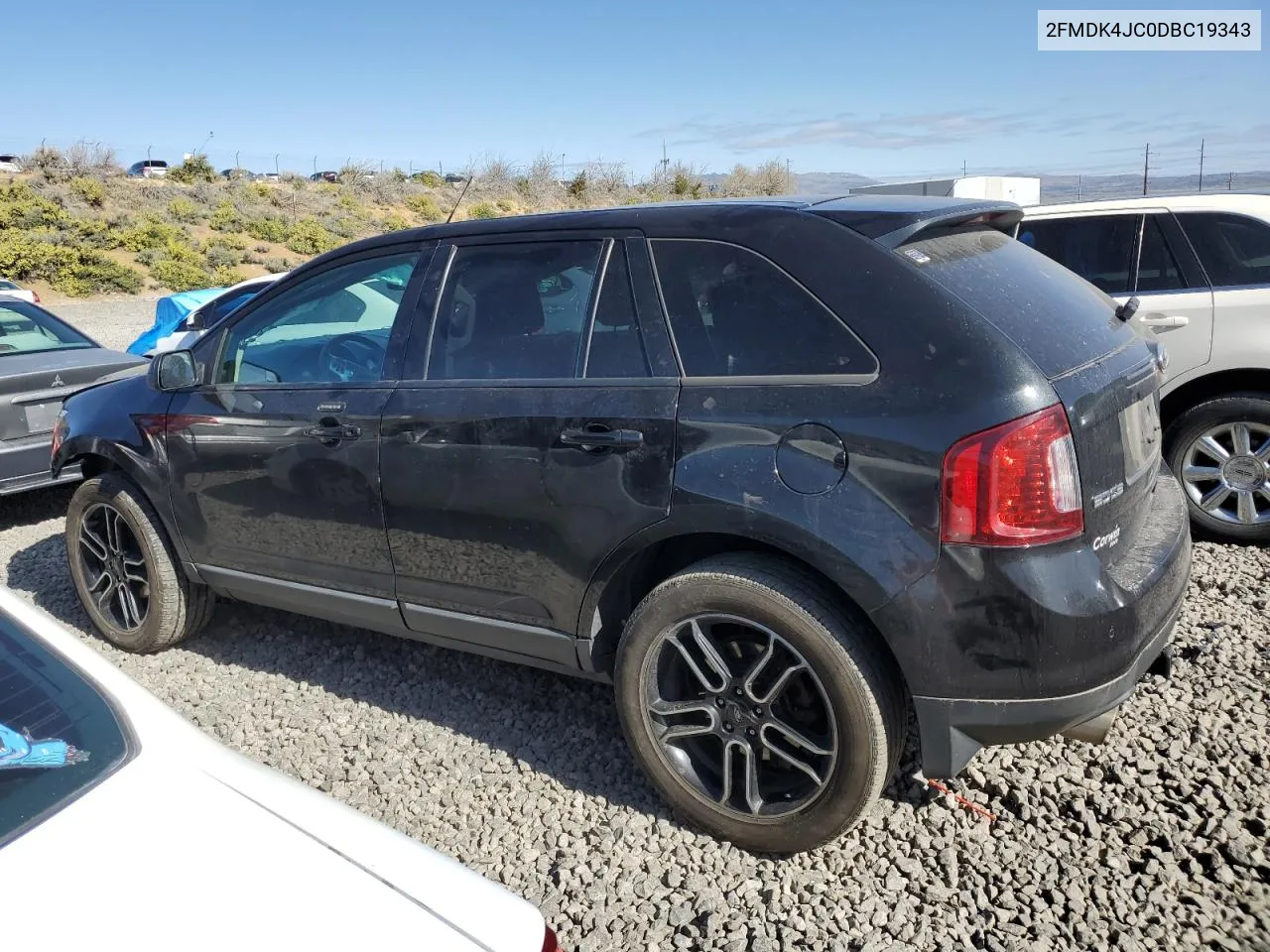 2013 Ford Edge Sel VIN: 2FMDK4JC0DBC19343 Lot: 53476874