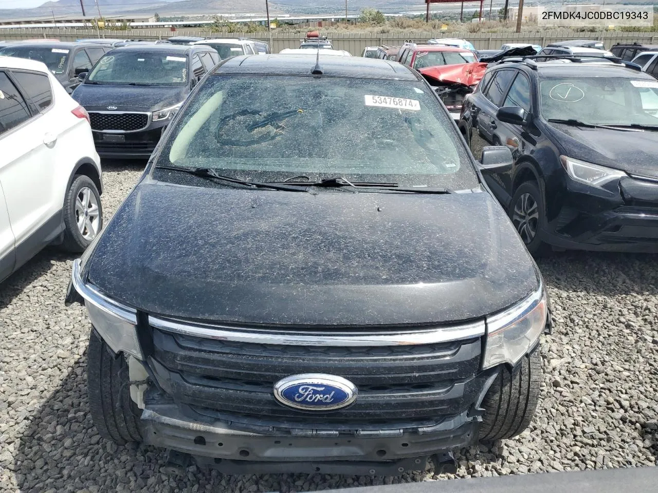 2013 Ford Edge Sel VIN: 2FMDK4JC0DBC19343 Lot: 53476874