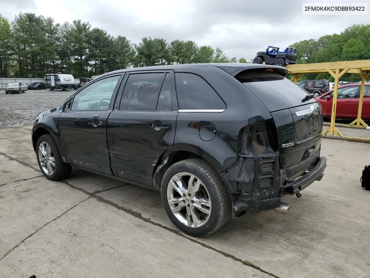 2013 Ford Edge Limited VIN: 2FMDK4KC9DBB93422 Lot: 53862374