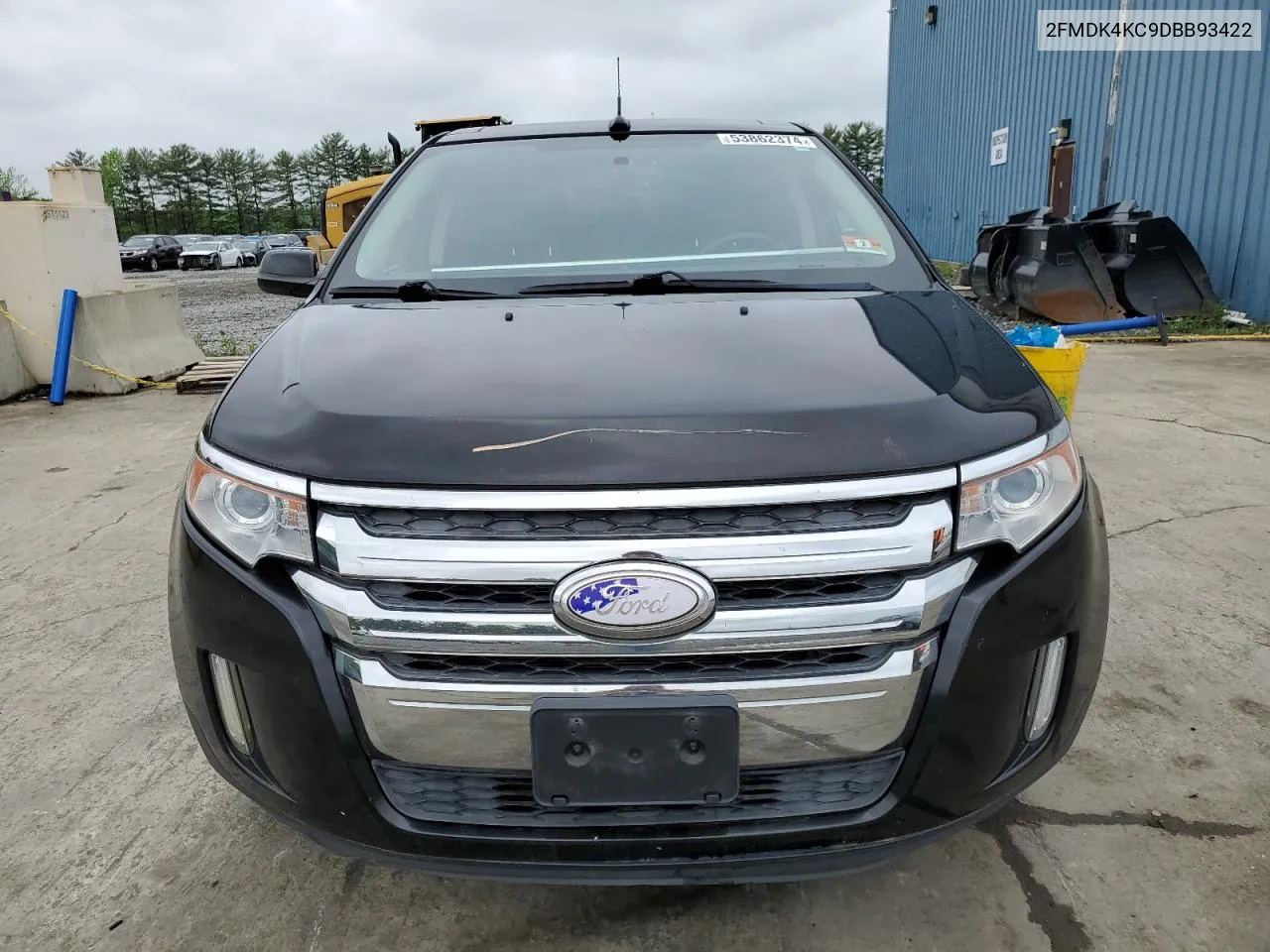 2013 Ford Edge Limited VIN: 2FMDK4KC9DBB93422 Lot: 53862374