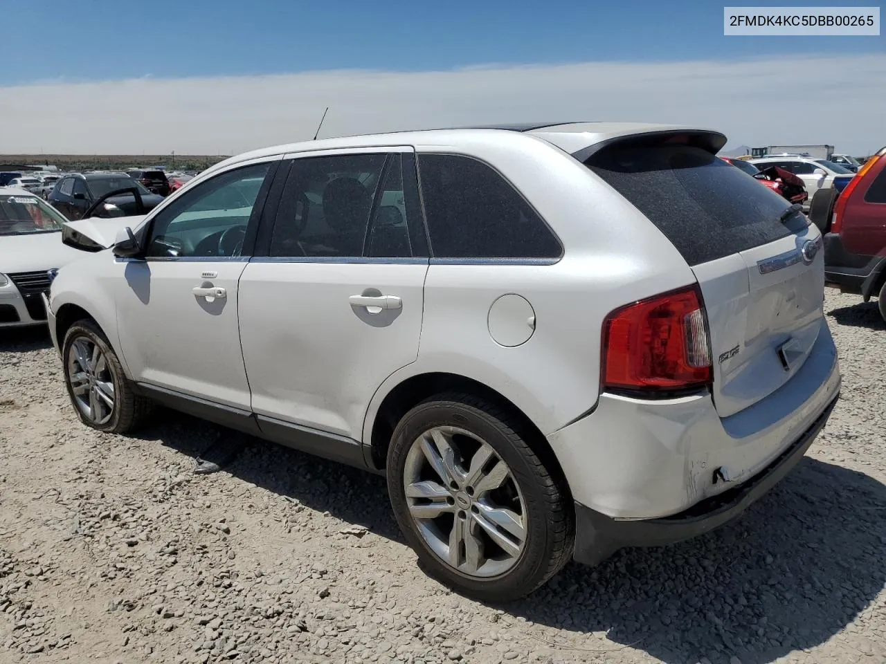 2013 Ford Edge Limited VIN: 2FMDK4KC5DBB00265 Lot: 58279154