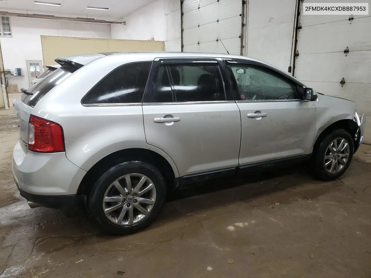 2013 Ford Edge Limited VIN: 2FMDK4KCXDBB87953 Lot: 58637294