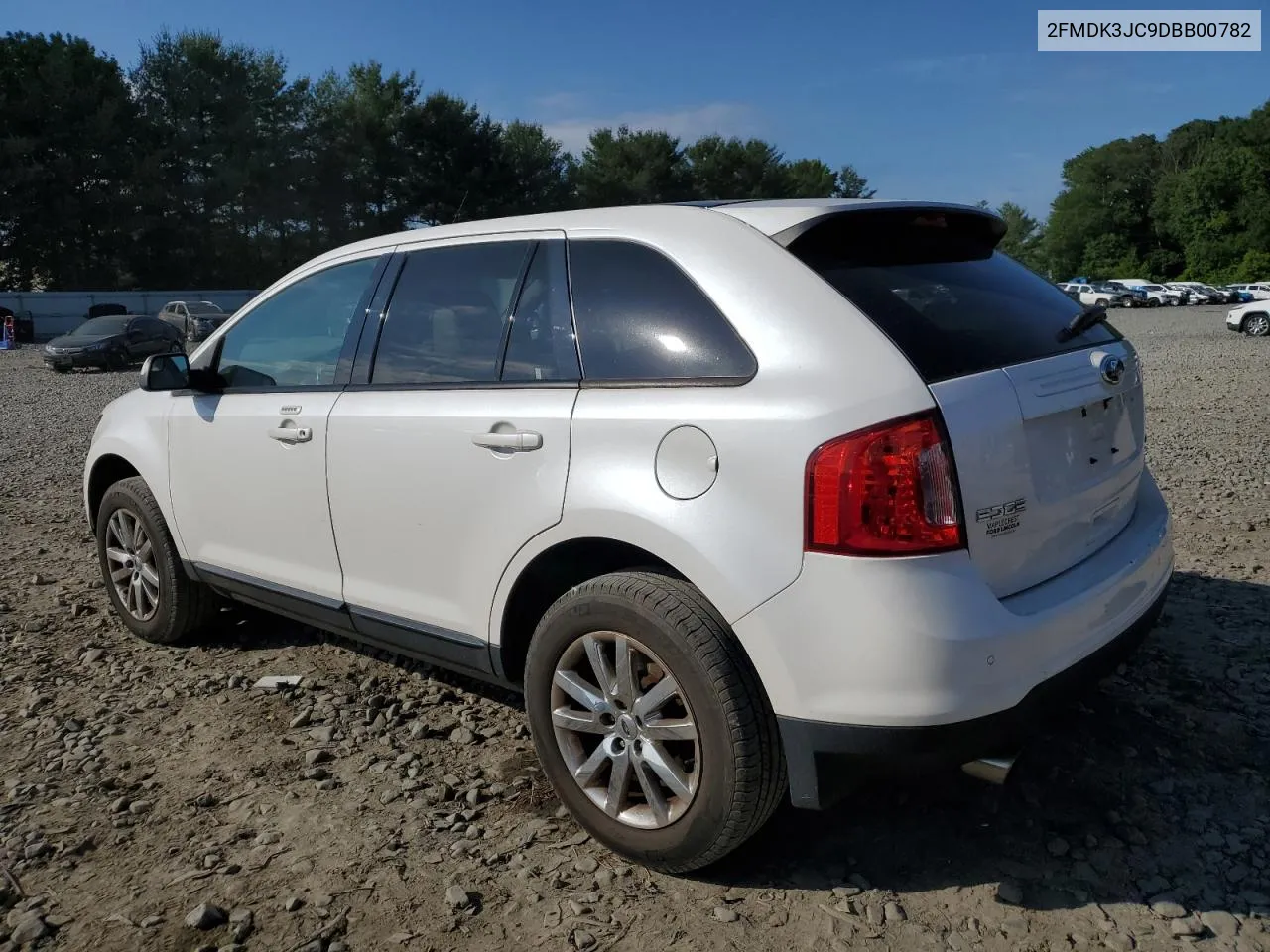 2013 Ford Edge Sel VIN: 2FMDK3JC9DBB00782 Lot: 58875934