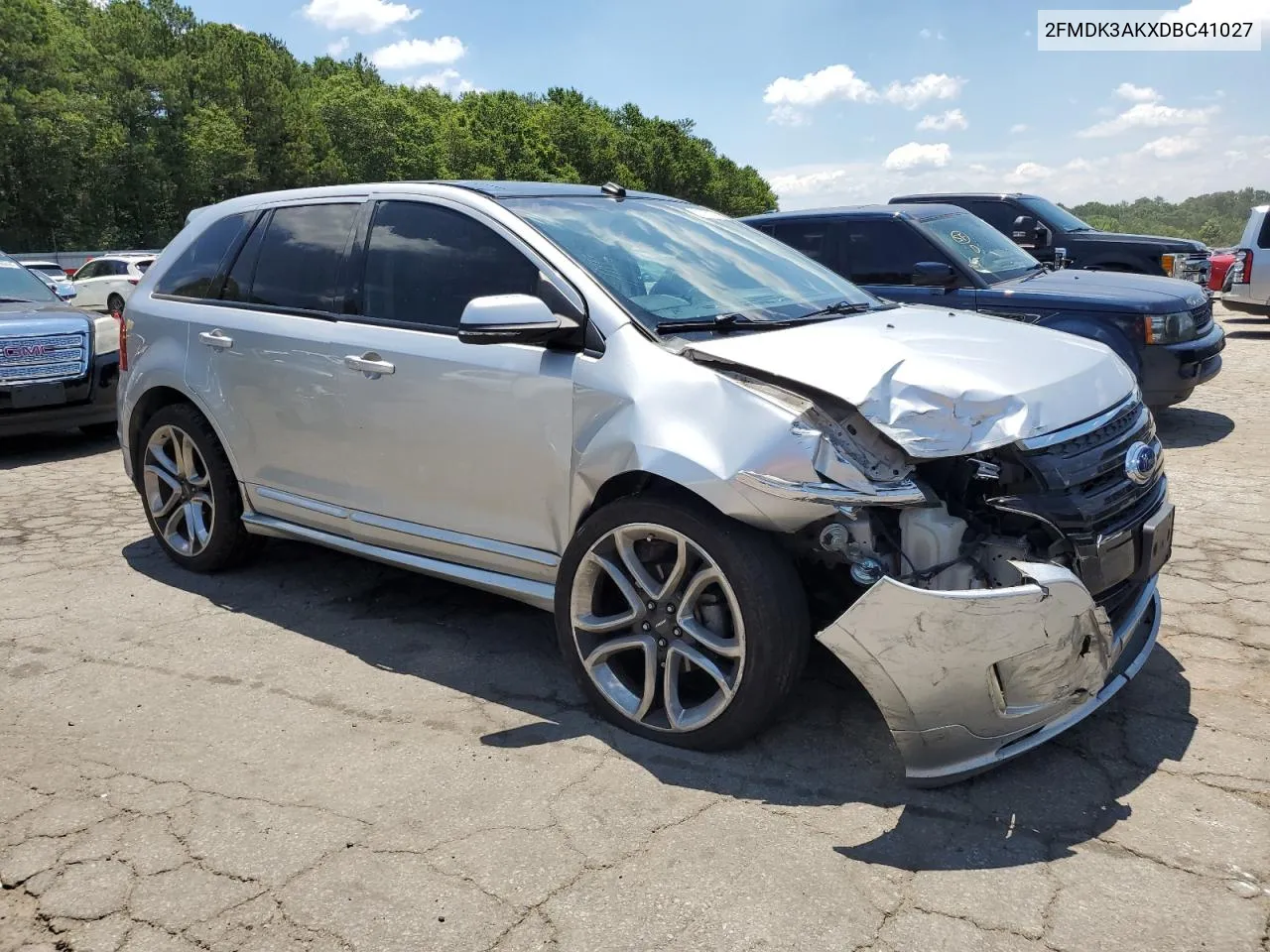 2013 Ford Edge Sport VIN: 2FMDK3AKXDBC41027 Lot: 60105274