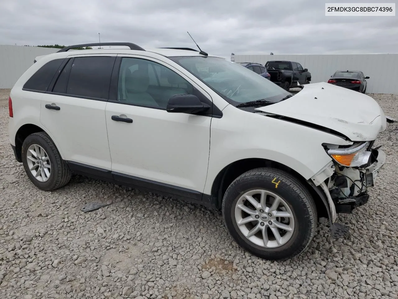 2FMDK3GC8DBC74396 2013 Ford Edge Se