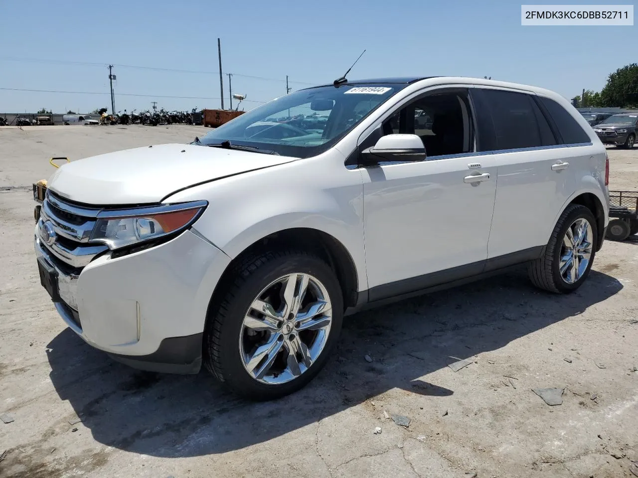 2013 Ford Edge Limited VIN: 2FMDK3KC6DBB52711 Lot: 61161944