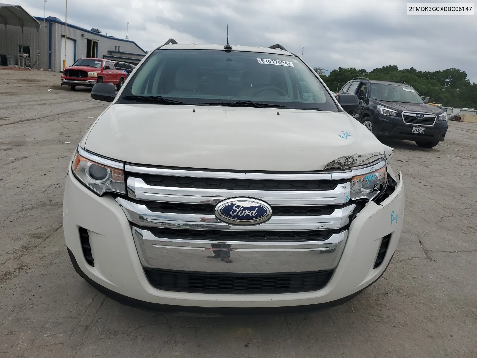 2013 Ford Edge Se VIN: 2FMDK3GCXDBC06147 Lot: 61817894