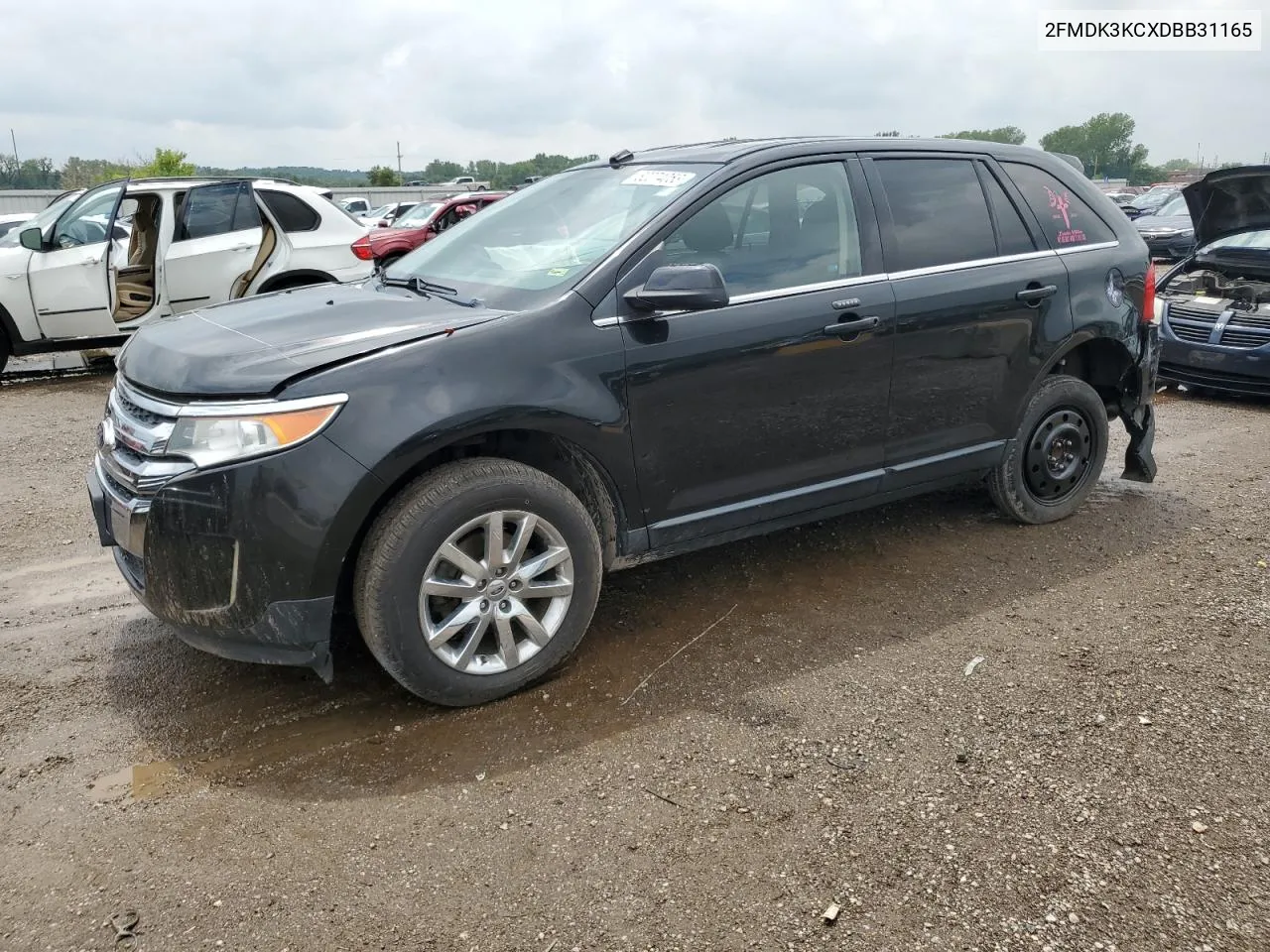 2013 Ford Edge Limited VIN: 2FMDK3KCXDBB31165 Lot: 62074053