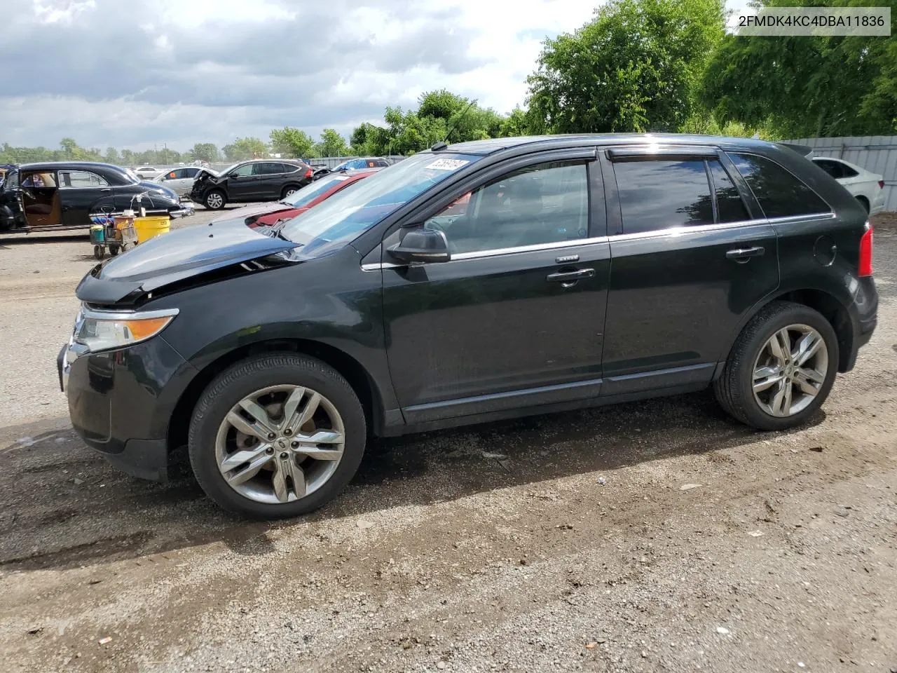 2013 Ford Edge Limited VIN: 2FMDK4KC4DBA11836 Lot: 62569104