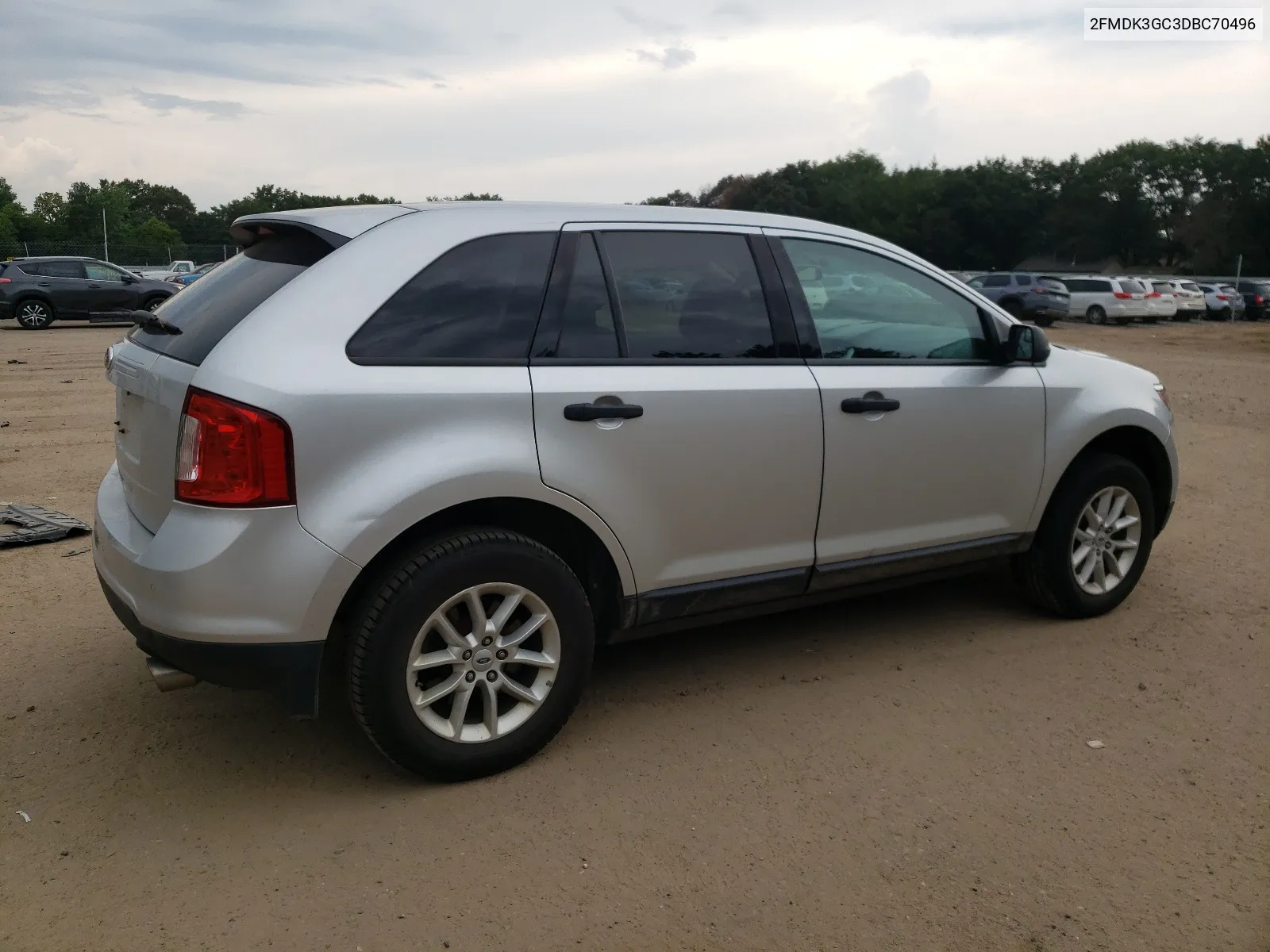 2013 Ford Edge Se VIN: 2FMDK3GC3DBC70496 Lot: 62682624