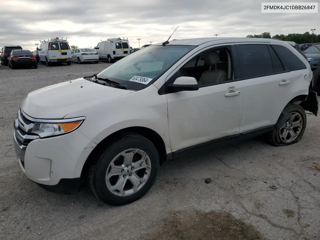 2013 Ford Edge Sel VIN: 2FMDK4JC1DBB26847 Lot: 63479364