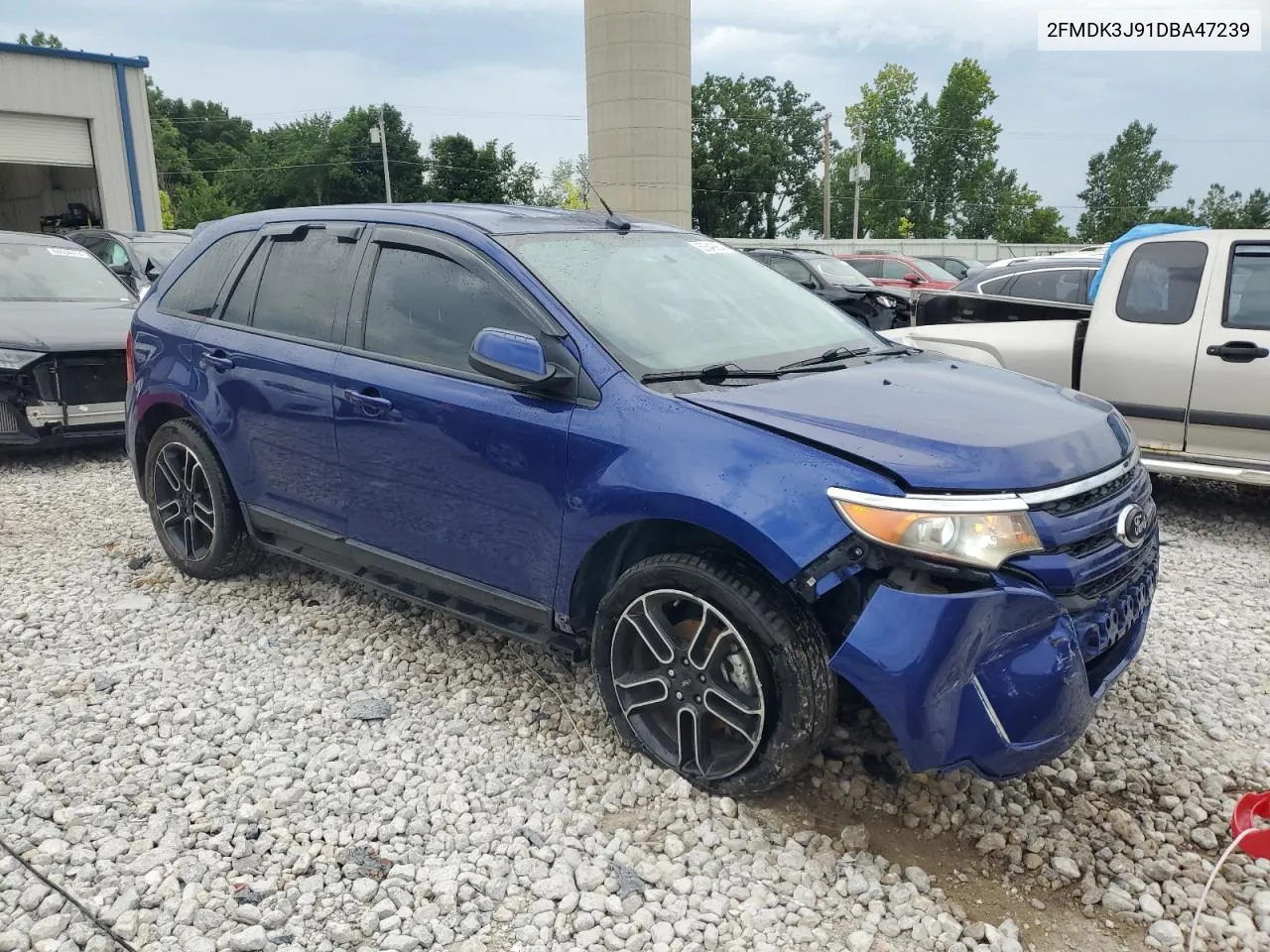 2013 Ford Edge Sel VIN: 2FMDK3J91DBA47239 Lot: 63549954