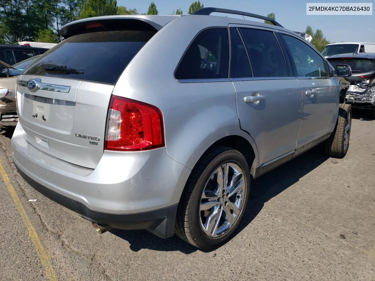 2013 Ford Edge Limited VIN: 2FMDK4KC7DBA26430 Lot: 63711514