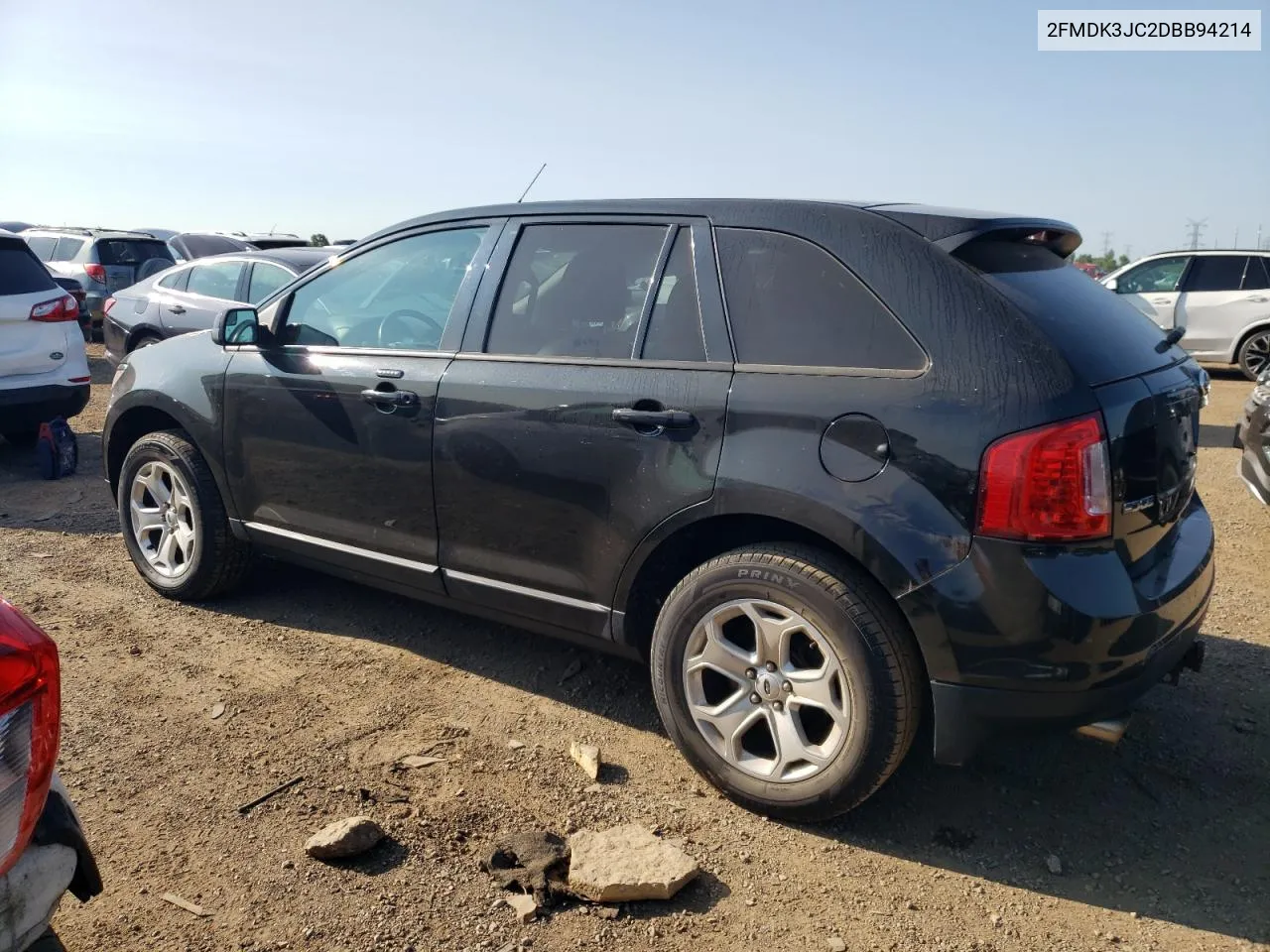 2013 Ford Edge Sel VIN: 2FMDK3JC2DBB94214 Lot: 63725324