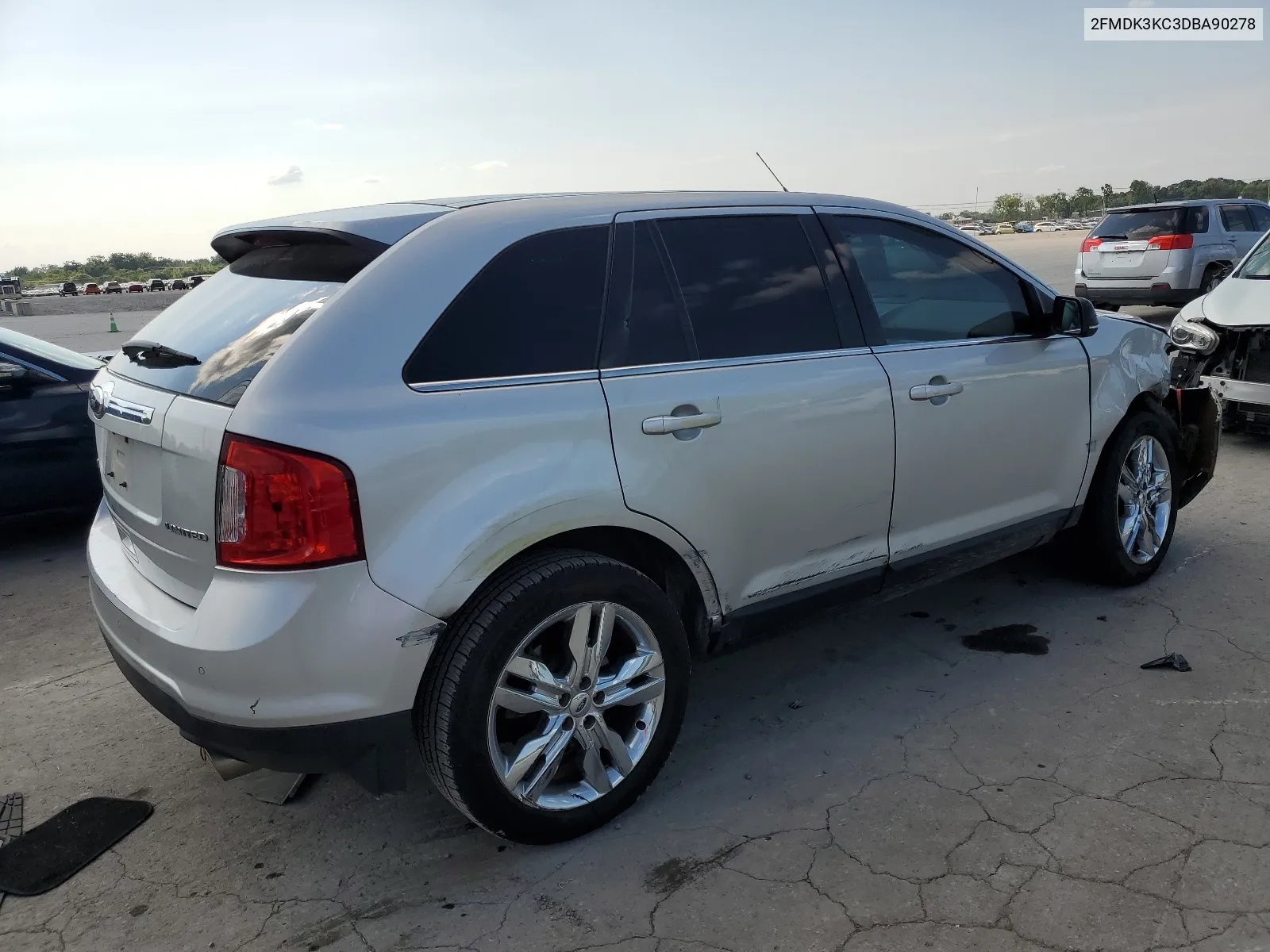 2013 Ford Edge Limited VIN: 2FMDK3KC3DBA90278 Lot: 63853604