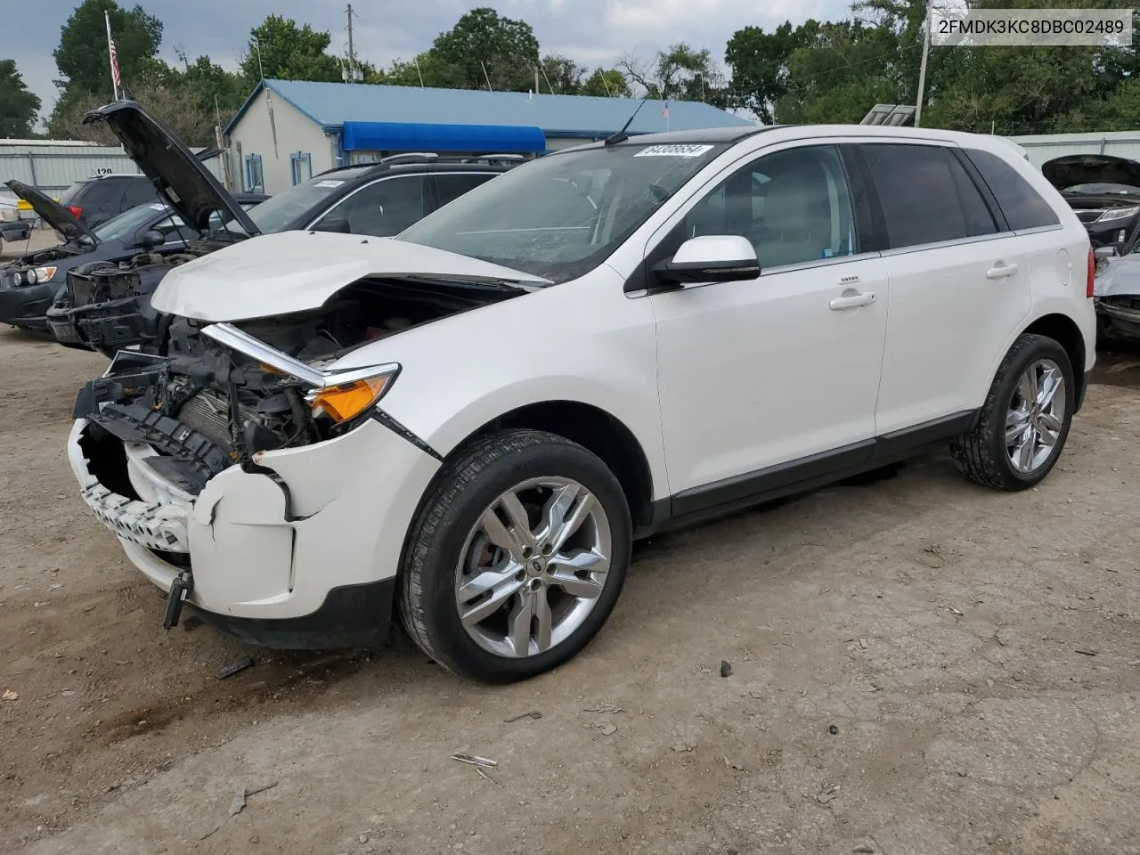 2013 Ford Edge Limited VIN: 2FMDK3KC8DBC02489 Lot: 64308654