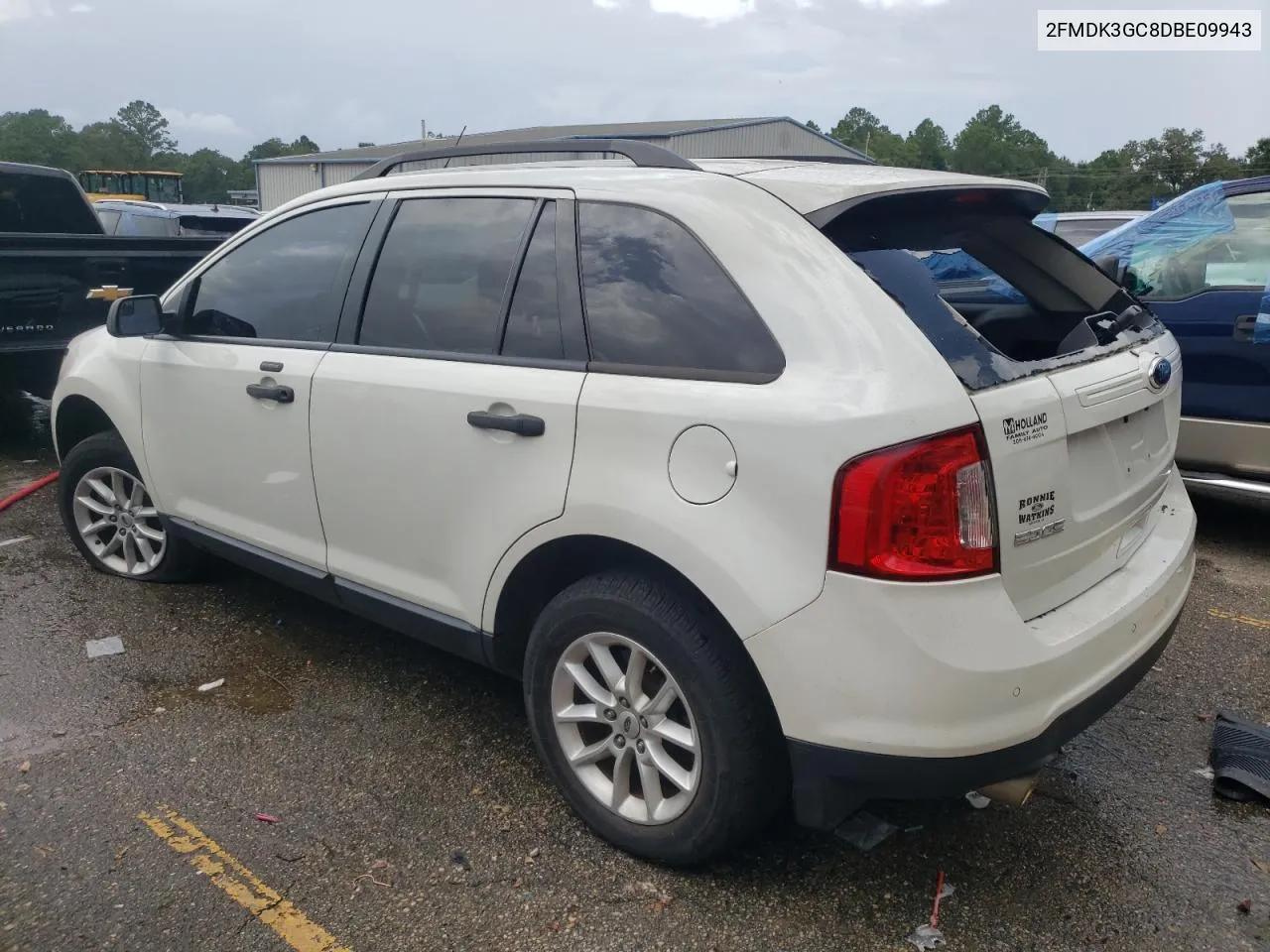 2013 Ford Edge Se VIN: 2FMDK3GC8DBE09943 Lot: 64451544