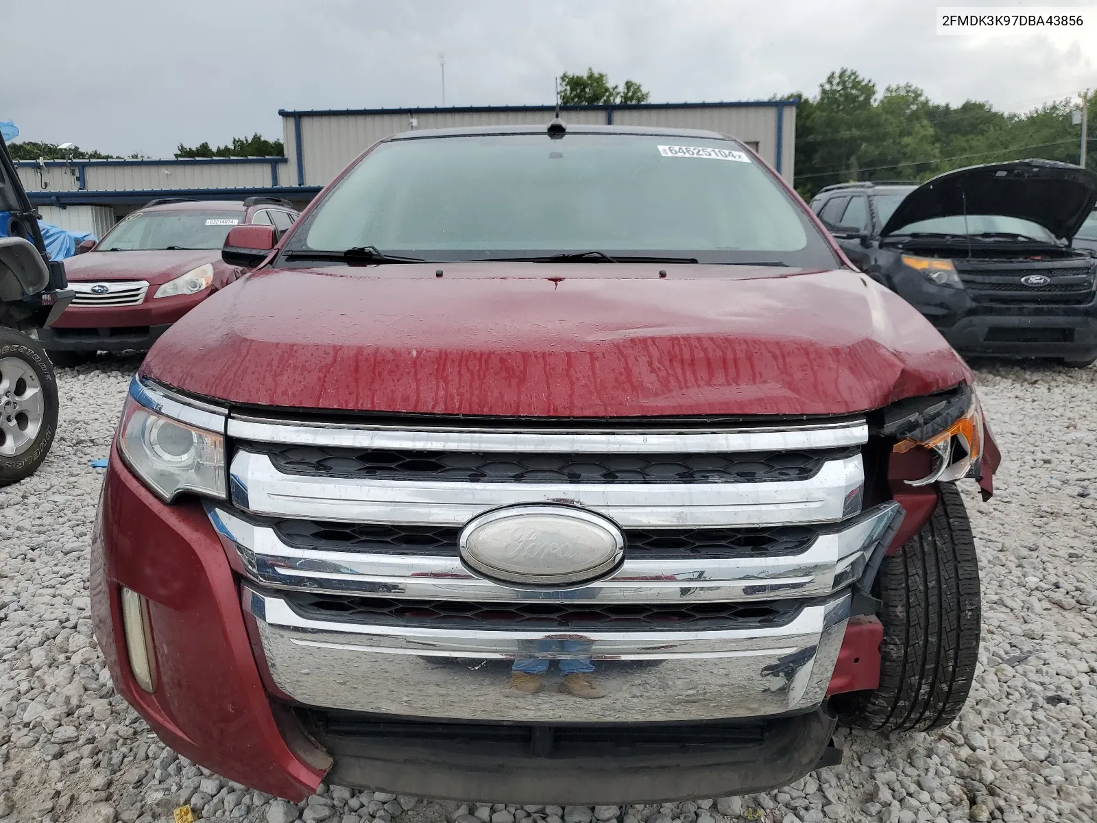 2013 Ford Edge Limited VIN: 2FMDK3K97DBA43856 Lot: 64625104