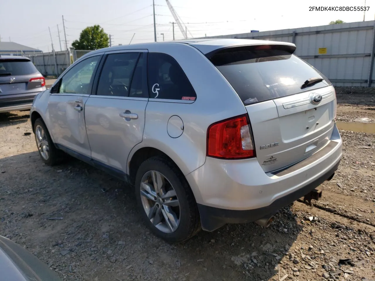 2013 Ford Edge Limited VIN: 2FMDK4KC8DBC55537 Lot: 65353024