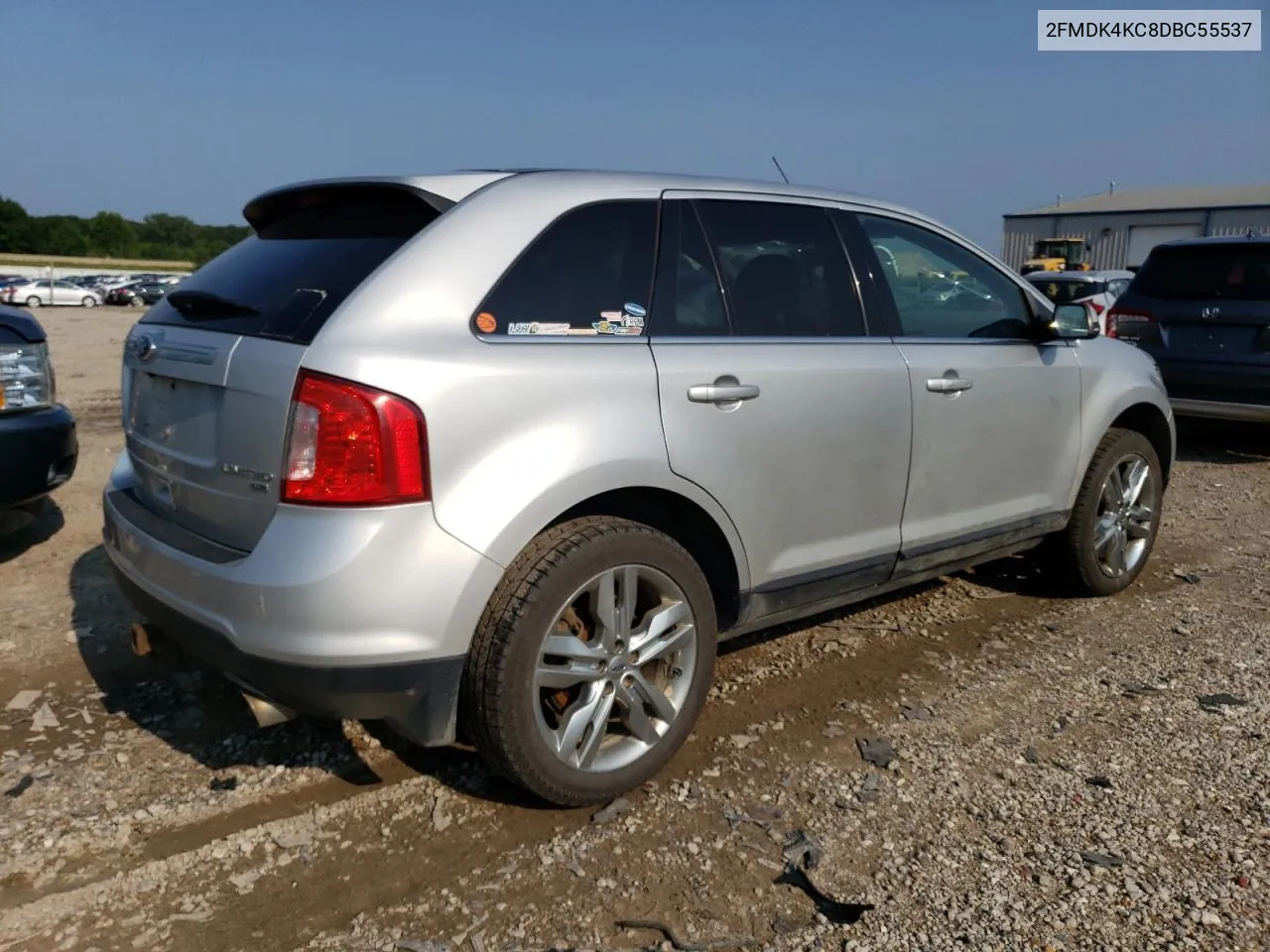 2013 Ford Edge Limited VIN: 2FMDK4KC8DBC55537 Lot: 65353024