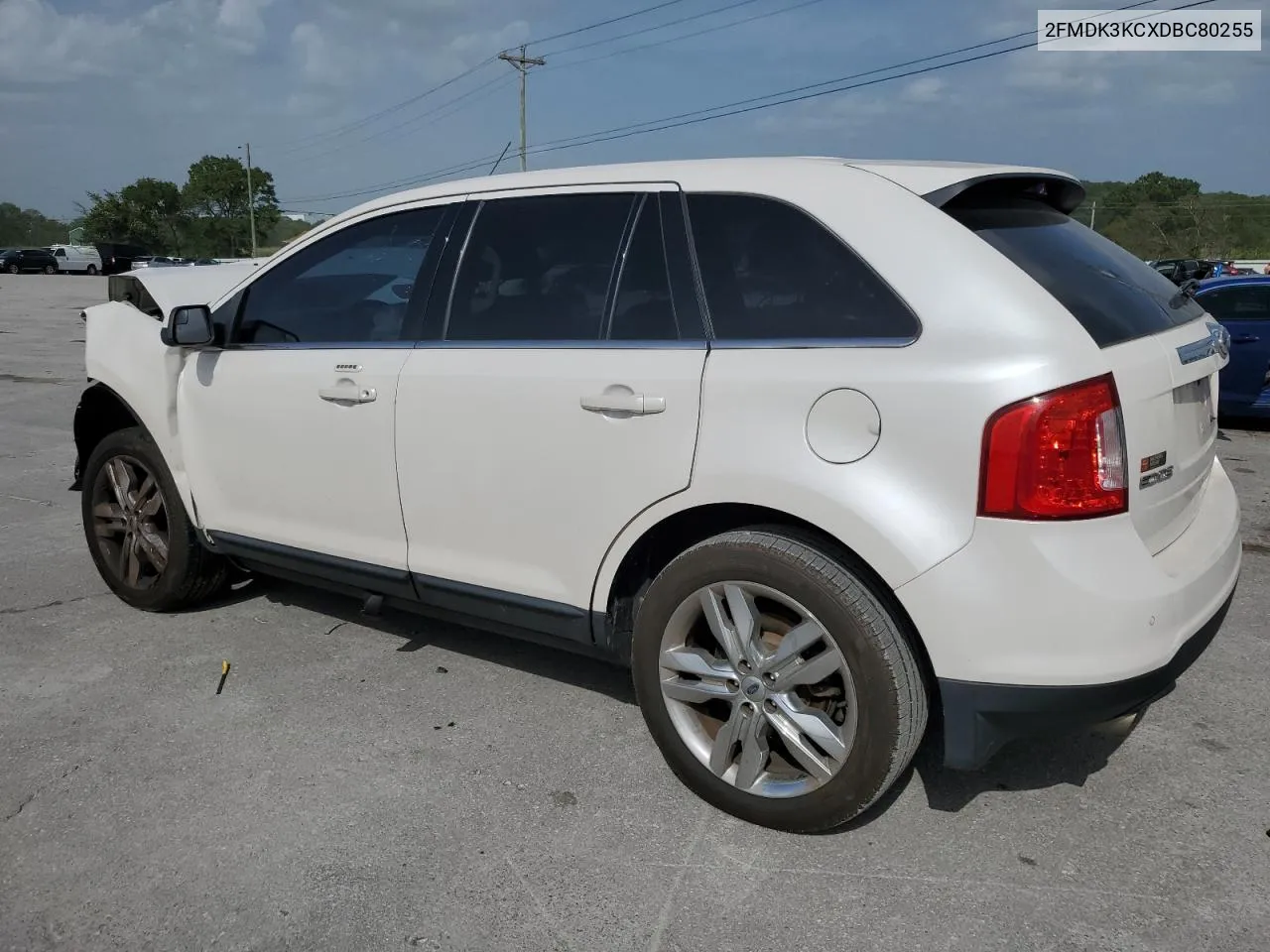 2013 Ford Edge Limited VIN: 2FMDK3KCXDBC80255 Lot: 65542854