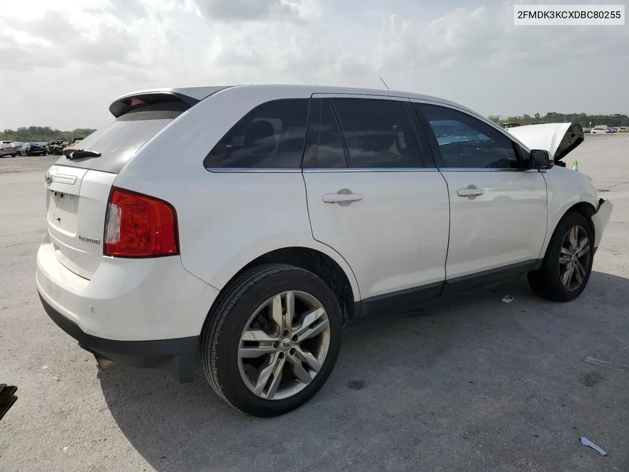 2013 Ford Edge Limited VIN: 2FMDK3KCXDBC80255 Lot: 65542854