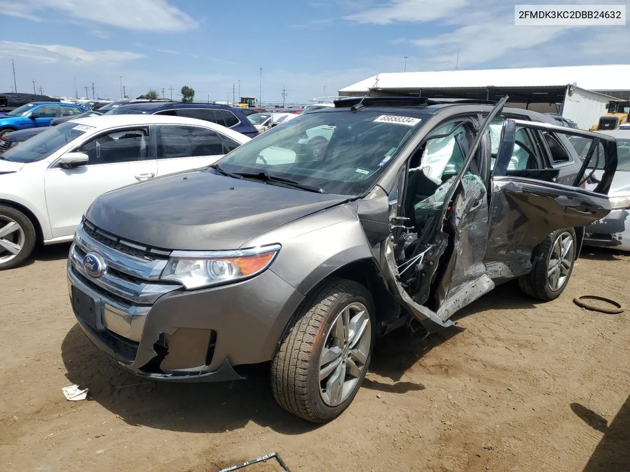 2013 Ford Edge Limited VIN: 2FMDK3KC2DBB24632 Lot: 65858334