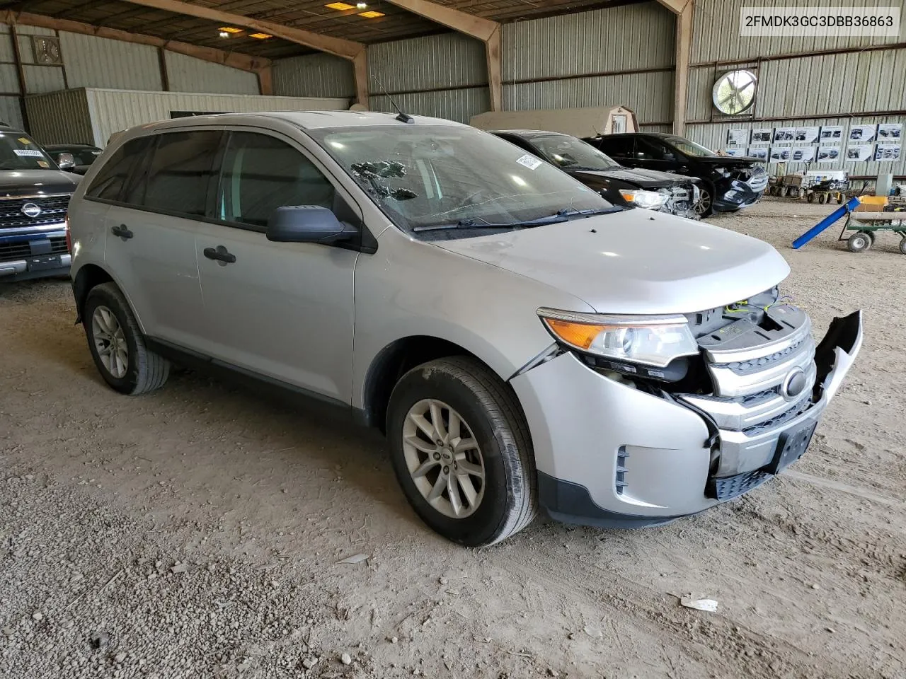 2013 Ford Edge Se VIN: 2FMDK3GC3DBB36863 Lot: 65911054