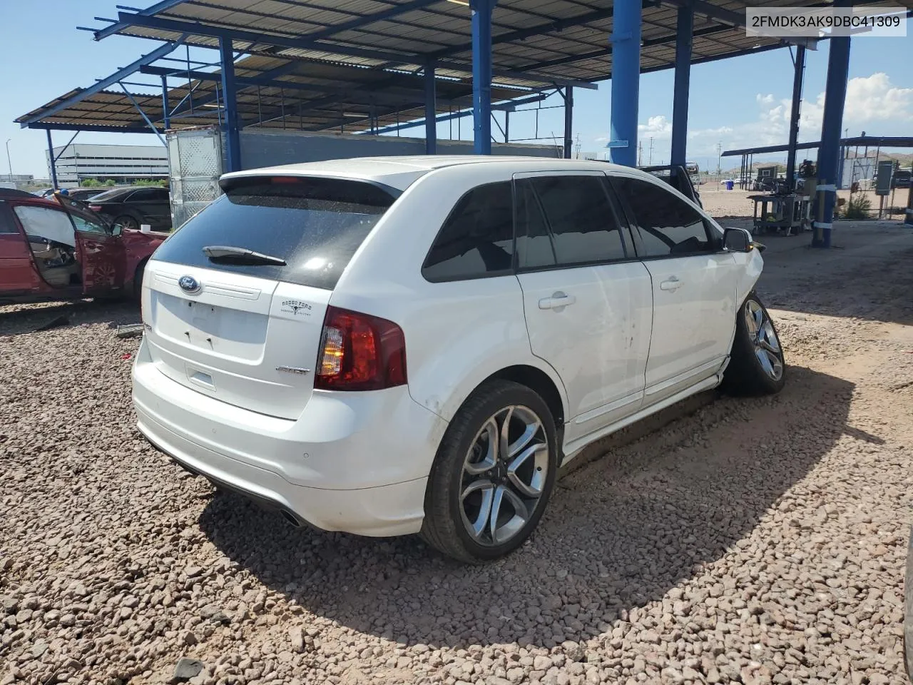 2013 Ford Edge Sport VIN: 2FMDK3AK9DBC41309 Lot: 66378124