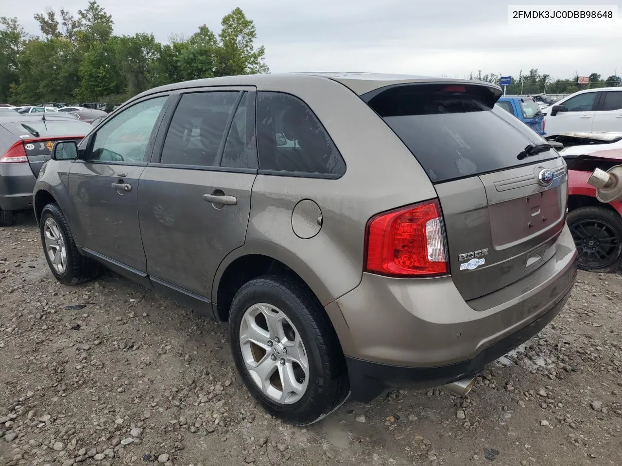 2013 Ford Edge Sel VIN: 2FMDK3JC0DBB98648 Lot: 66757654