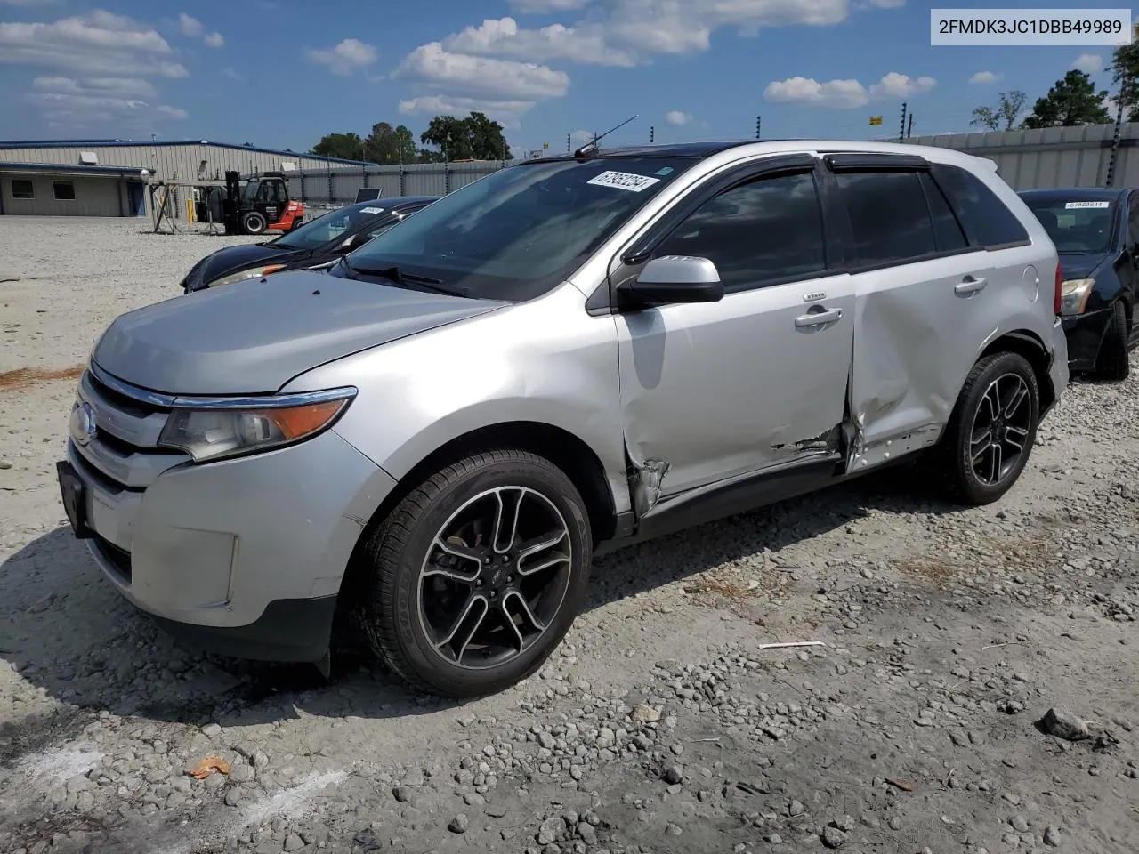 2013 Ford Edge Sel VIN: 2FMDK3JC1DBB49989 Lot: 67952254