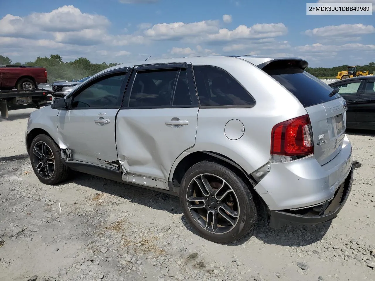 2013 Ford Edge Sel VIN: 2FMDK3JC1DBB49989 Lot: 67952254