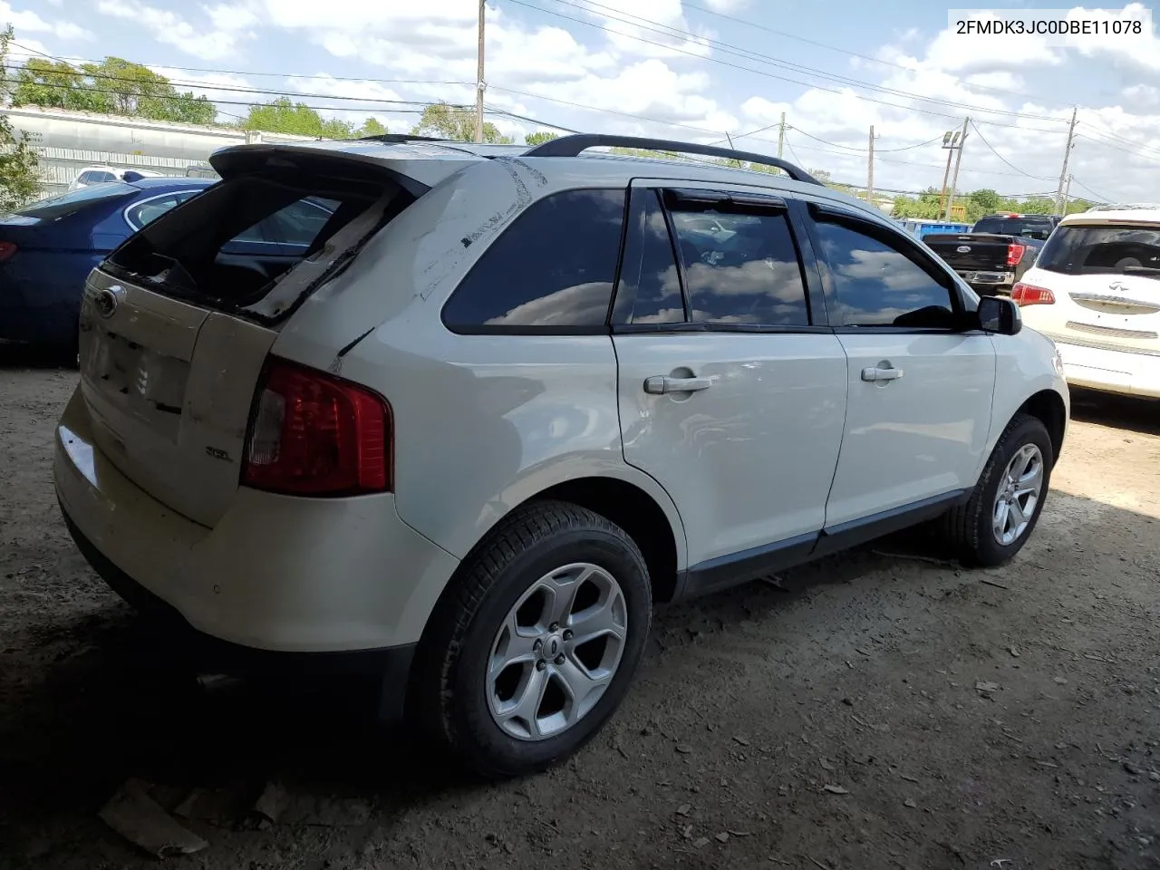 2013 Ford Edge Sel VIN: 2FMDK3JC0DBE11078 Lot: 68142124